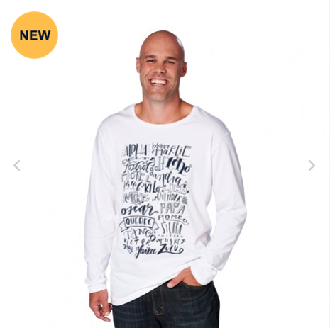 Phonetic Alphabet T-Shirt Client: Southwest Airlines
