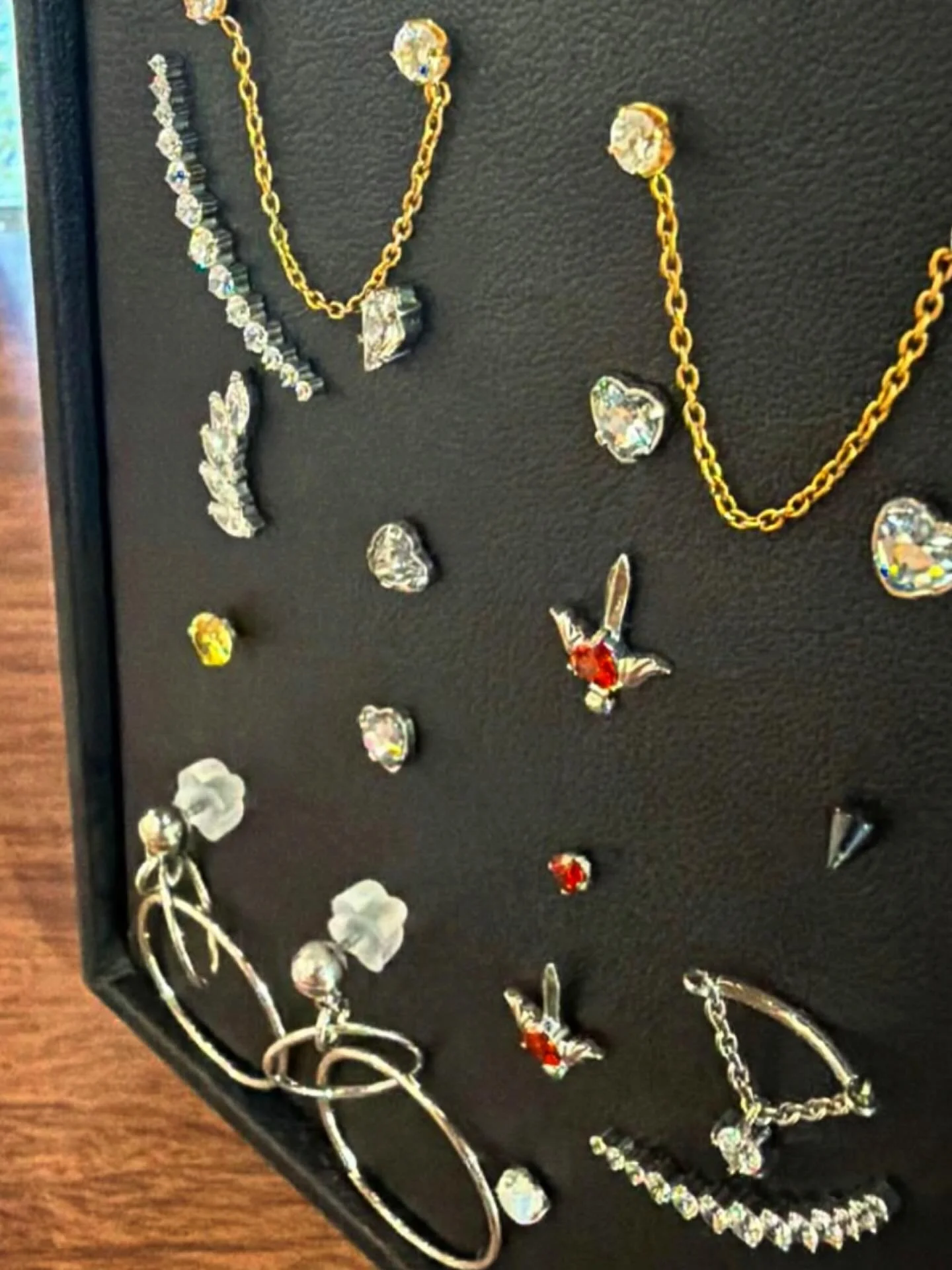 Looking for some accessories for 
your current piercing collection? 
We got you! 
&bull;
Stop by when @sirpuck84 is in the shop 
Thursdays-Mondays 5pm-11 
Sundays 2pm-11 
&bull;
Puck is always happy to answer your questions 
and help you curate 
your