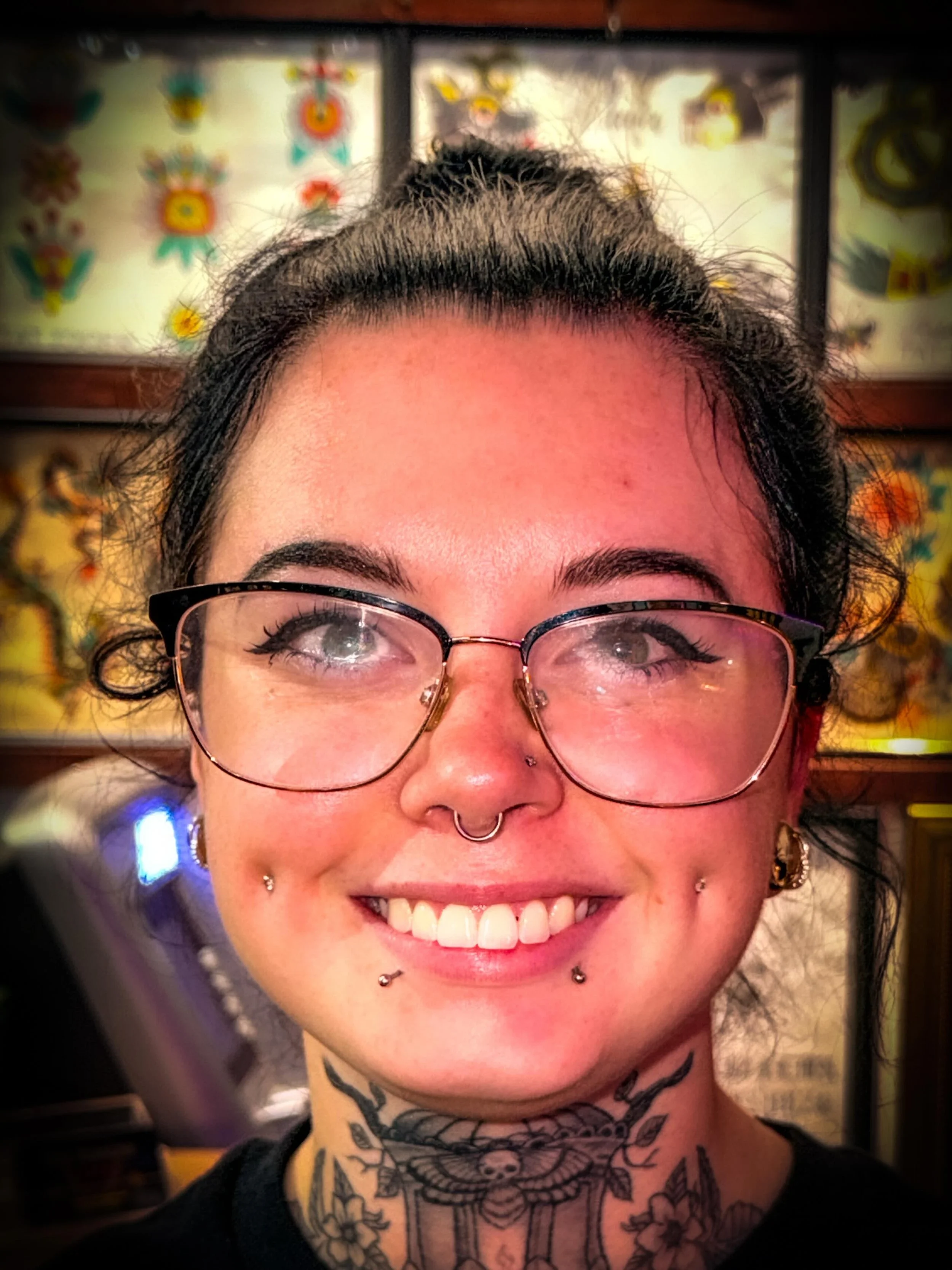 Healed dimples by Master Piercer Puck @sirpuck84 .
&bull;
Walk-ins always available 
Thursday-Mondays 4:30-11pm and Sundays 2pm-11pm.
&bull;
Have an idea or want something specialized and custom? 
Book a consultation with Puck online by visiting
🏆 W