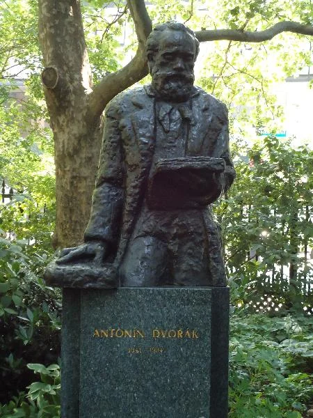 Dvorak statue by Ivan Mestrovic (1883–1962) in Stuvesant Square. Courtesy of the New York City Department of Parks & Recreation .
