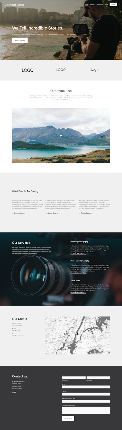 How to Create a Great Video Production Company site — Curious Refuge