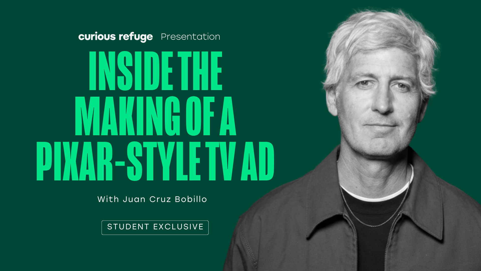 Curious Refuge Workshops: Inside the Making of a Pixar-Style TV AD with Juan Cruz Bobillo