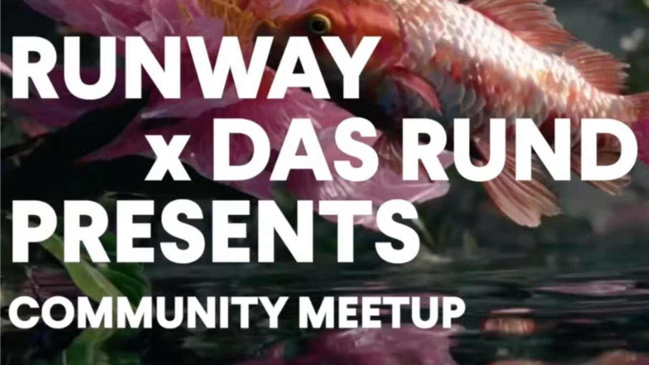 RUNWAY x DAS RUND presents AI COMMUNITY MEETUP