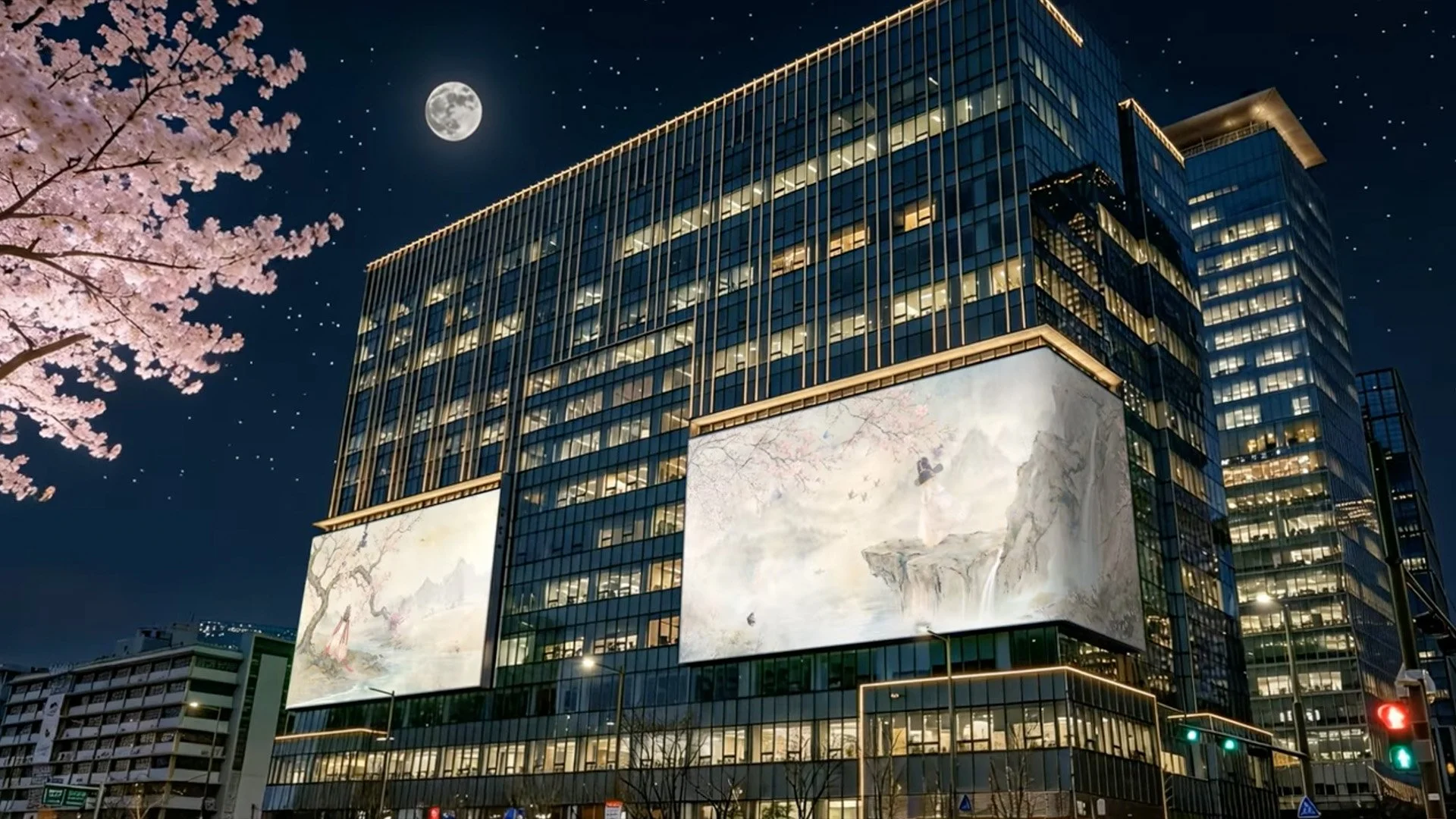 Gwanghwamun Festival of Light I An AI Media Art Show Reel