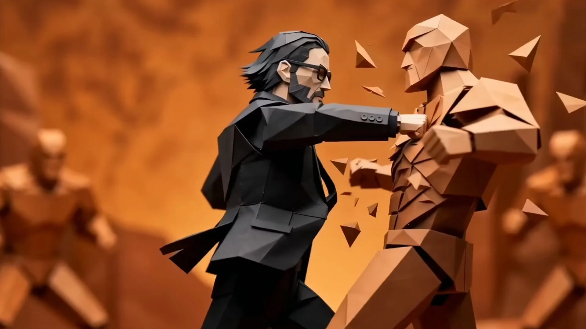 John Wick Origami Universe I AI Fanmade Video