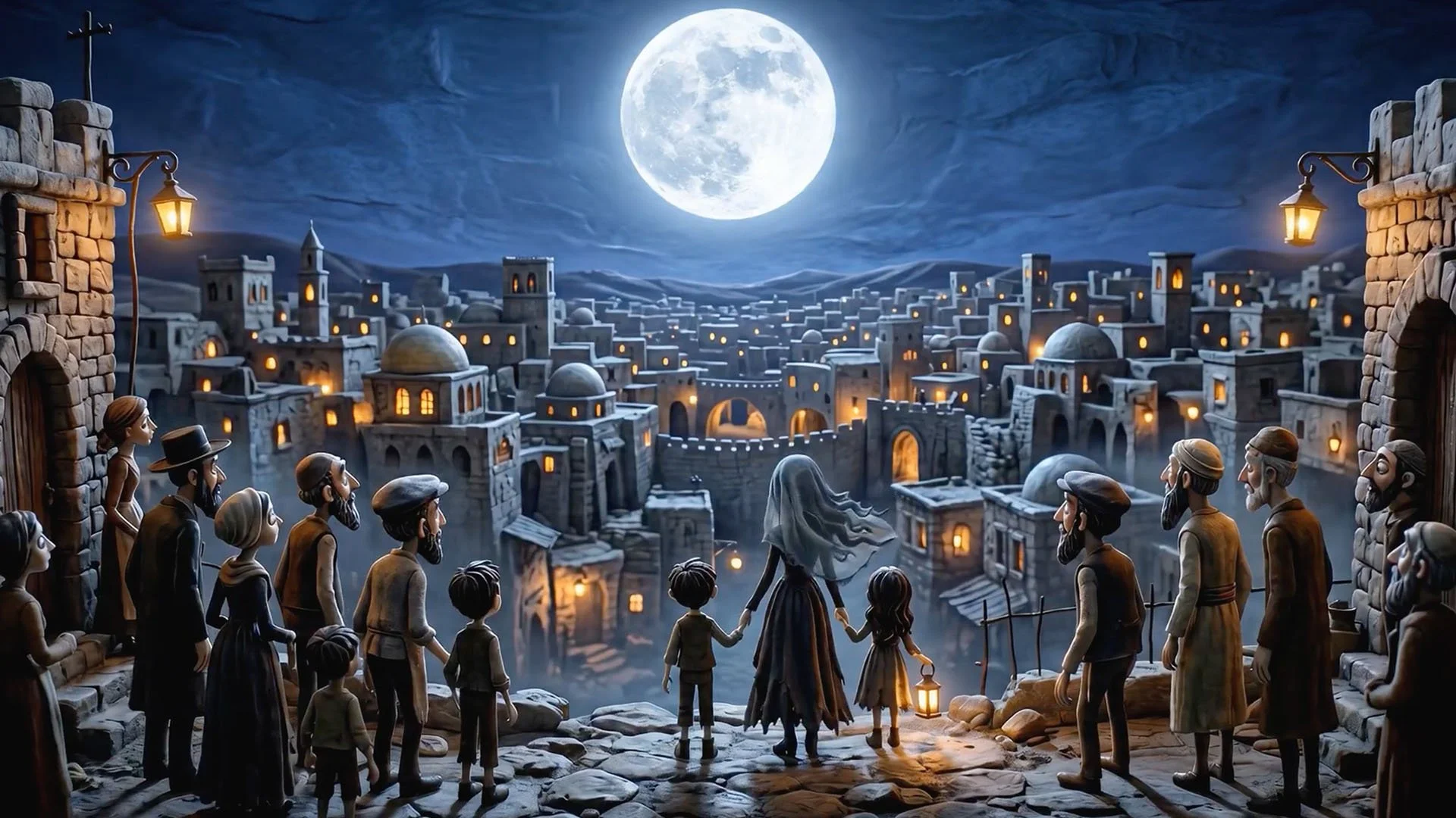 Midnight in Jerusalem I AI Short Animated Film