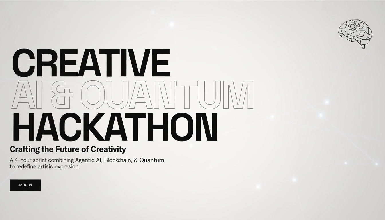 Creative AI &amp; Quantum Hackathon