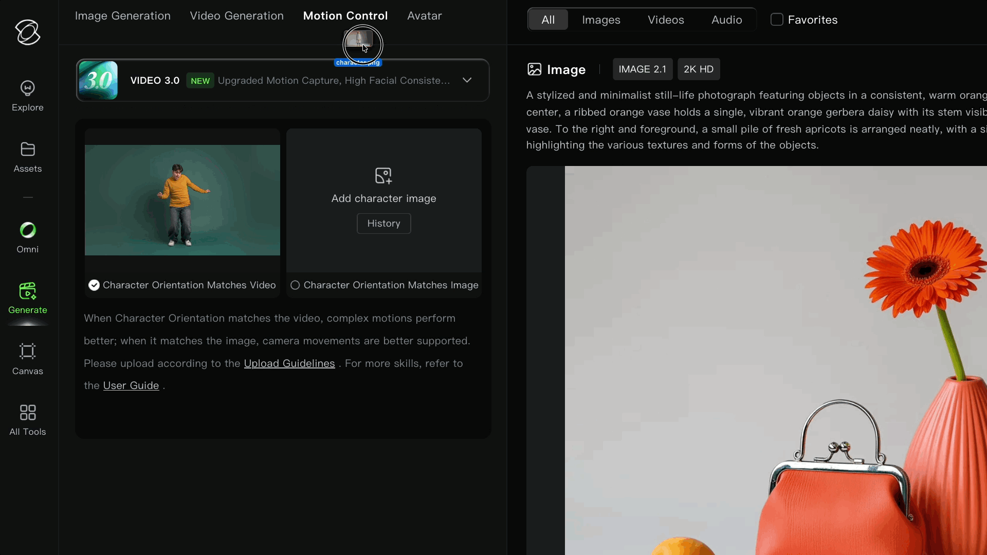 How to use Kling 3.0 Motion Control | Step 5