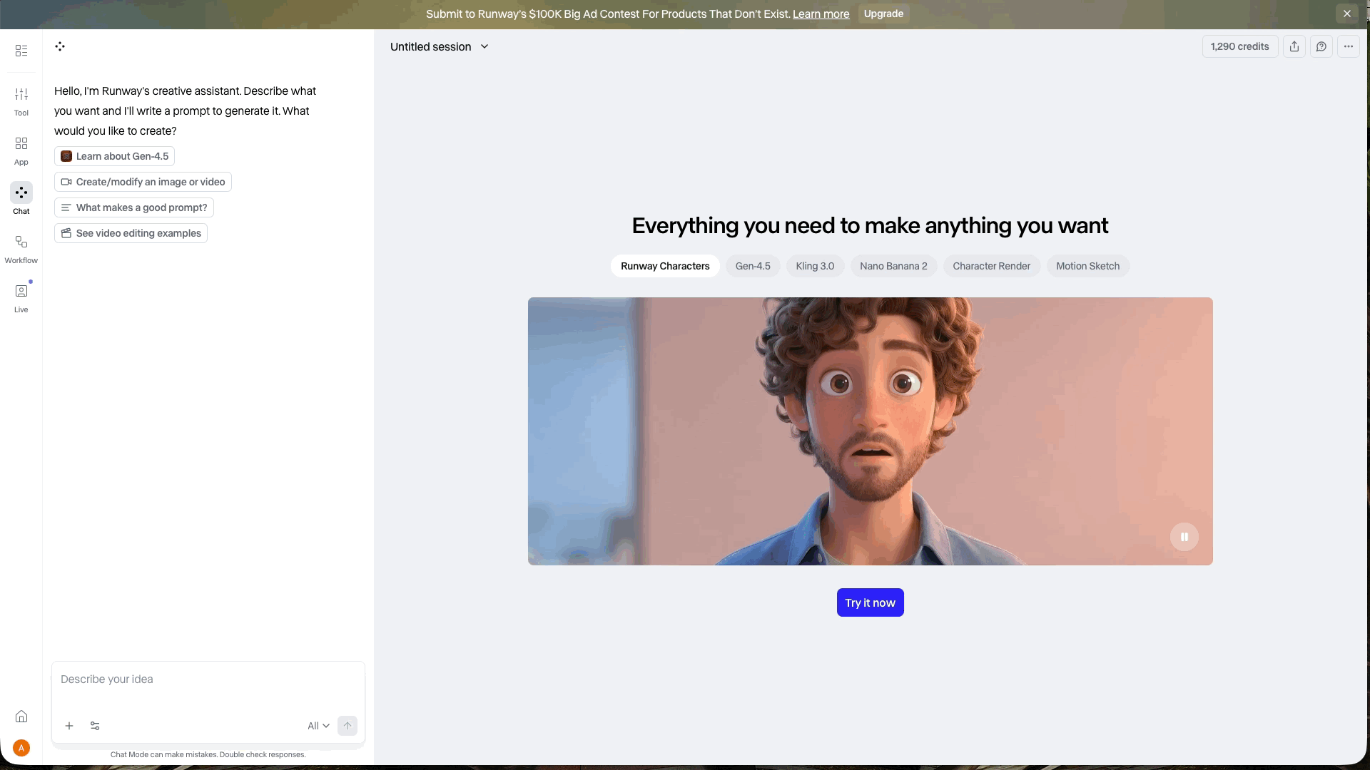 How to Generate AI Videos Using Runway Gen-4.5 | Step 3