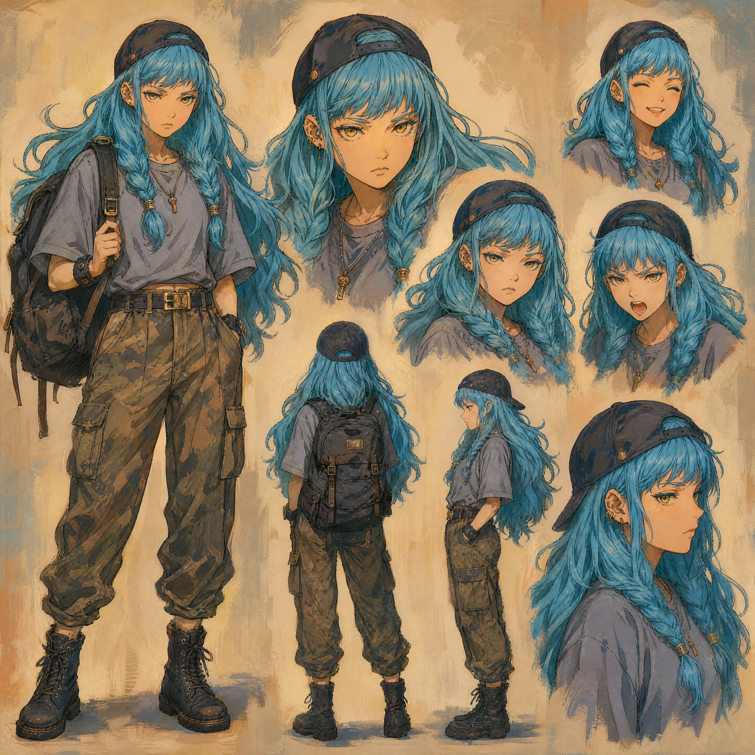 How to Create a Professional Anime-Style Video with AI | Character Sheet