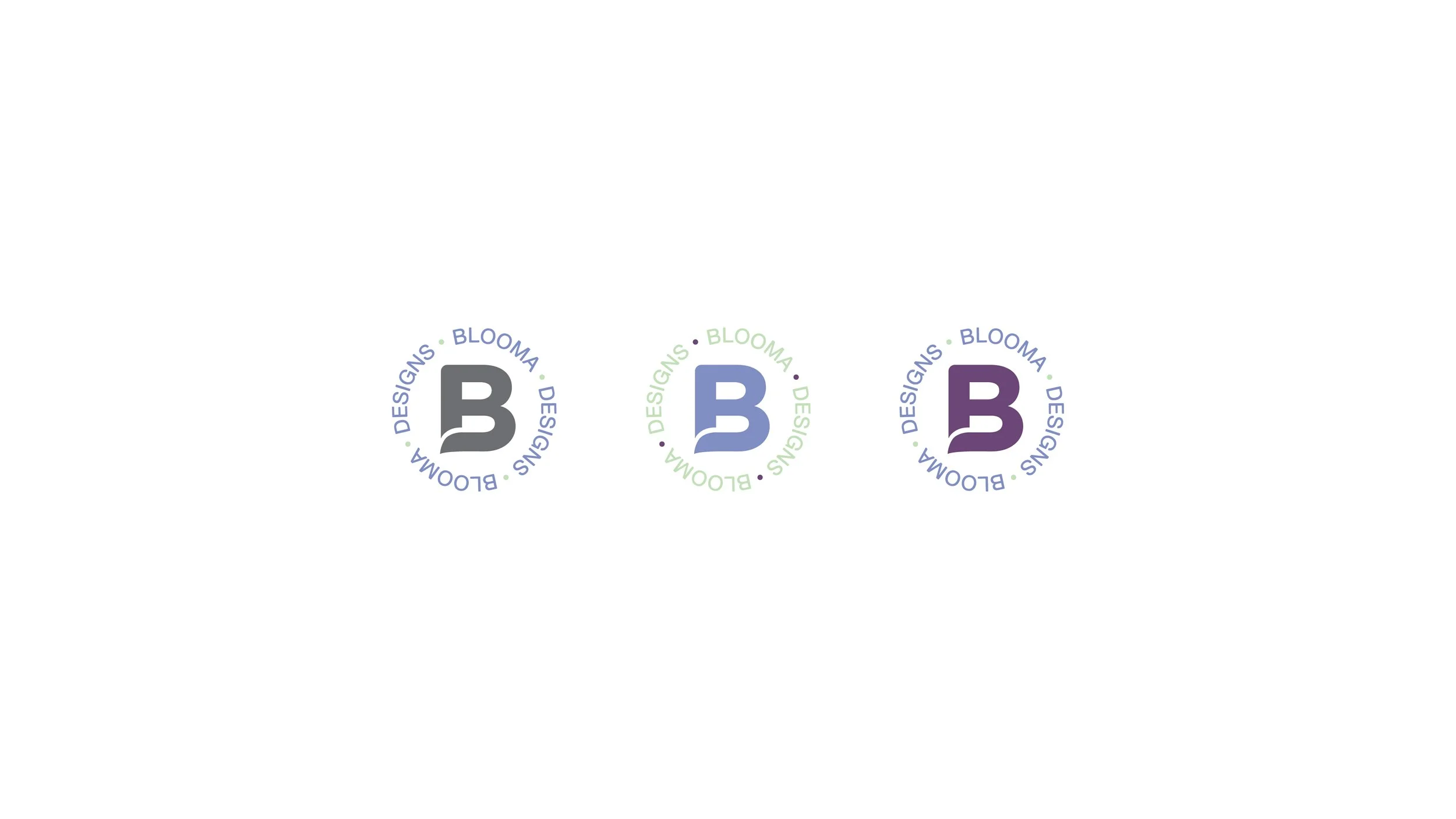  Branding design for local 3D printing company, Blooma Designs 