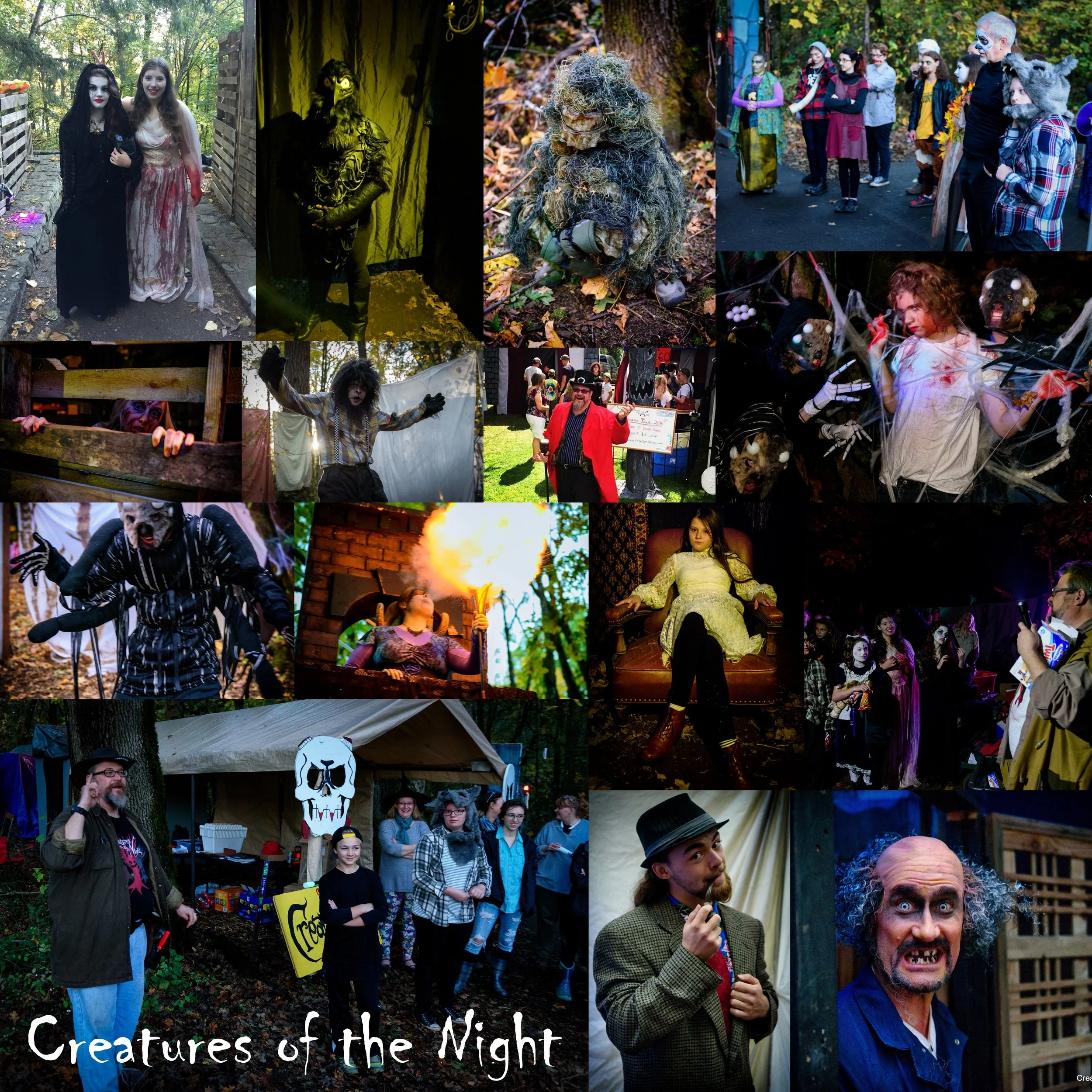 LINDSEY ROBBINSON - STORYTELLER / RESIDENT ARTIST A founding member, Lindsey has served as our artist-in-residence ever since. Her magnificent and distinctive artwork has created some of the most memorable poster and large format (billboard) advertising to help double attendance numbers at targeted haunted entertainment venues. Her original prop creations elevated a simple home haunt competing in a large city fundraiser to the formation of the urban myth of the Protective Spirit Mary.