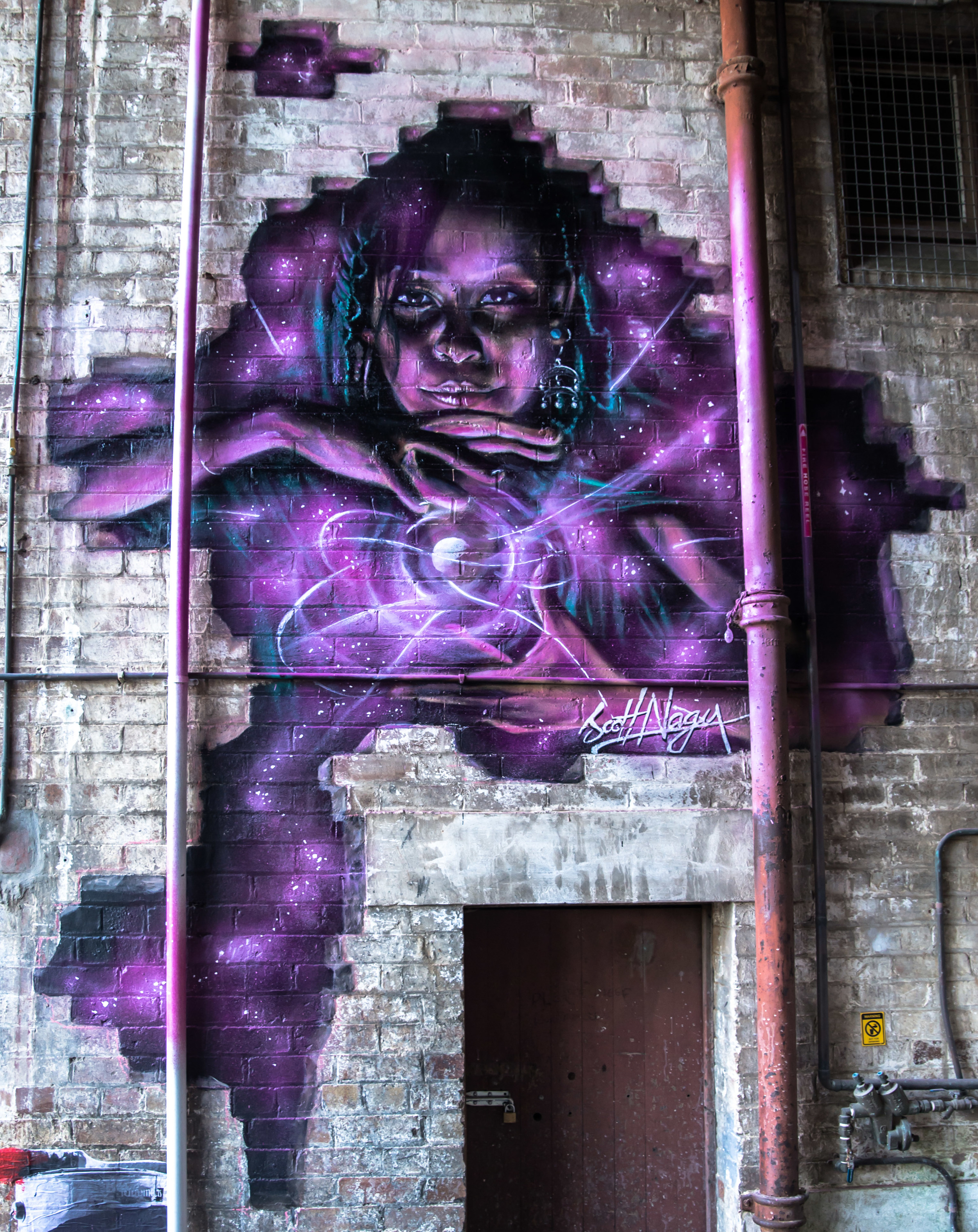 Piece @ SAMA's Street Art Walk