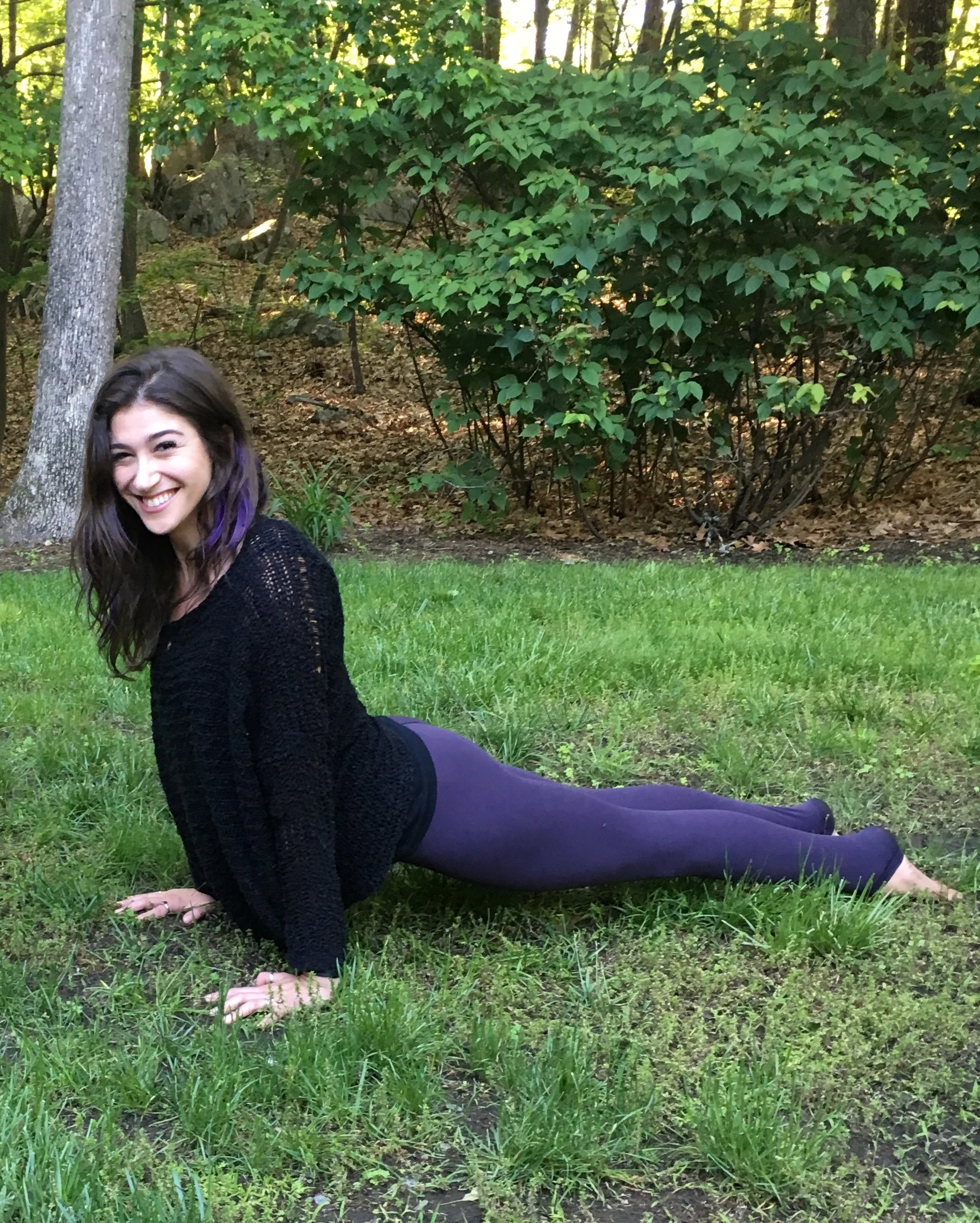 Talia Glickman-Simon Talia began practicing yoga in 2012. Since then, yoga has been at the center of Talia’s life, forming the basis of her sense of wellbeing. Talia earned her 200-hour certification at Yogaworks Back Bay and teaches at a number of yoga studios in the Greater Boston area. She is particularly interested in Trauma Informed Yoga and Prenatal Yoga. Her mission as a yoga instructor is to help others feel physically, mentally, and emotionally grounded through their yoga practice. Talia is a Master of Public Health candidate at Boston University's School of Public Health. She is focusing her studies on Maternal and Child Health and yoga’s benefits from a public health perspective. Talia is also pursuing a birth doula certification through DONA International.