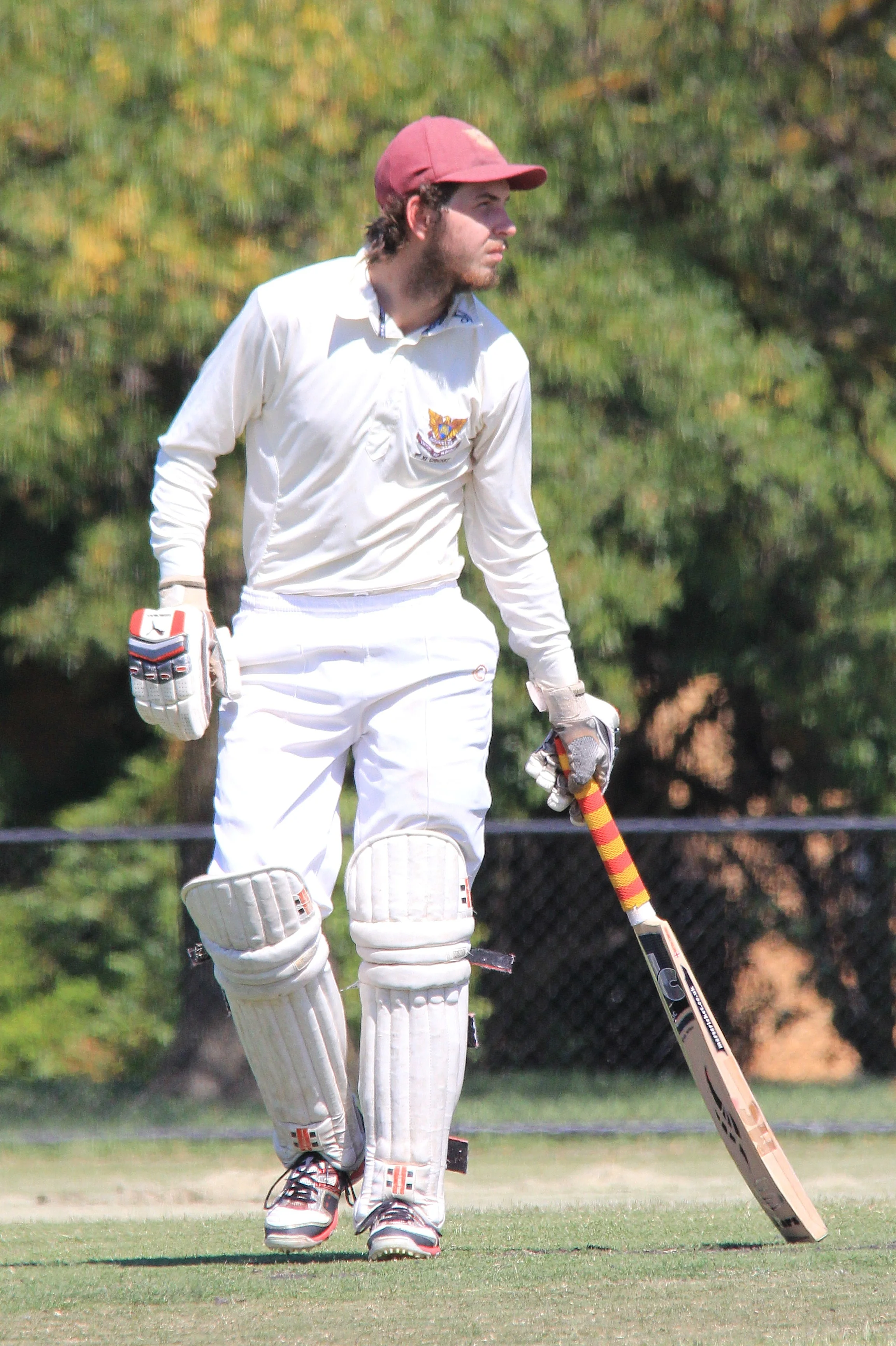 Lachy Evans on his way to 44