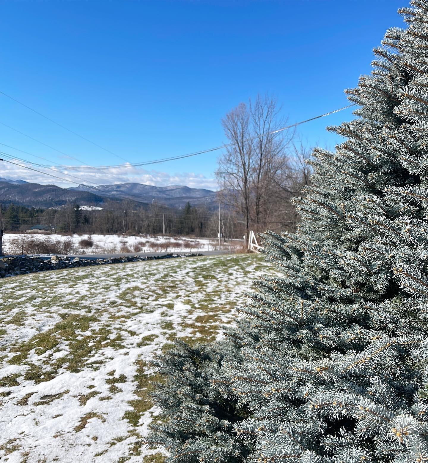 Blue and green as far as the eye can see in the Green Mountain State&mdash; my home state for many years back in the day. And this lovely farm stay on a mountaintop in Pittsford was a respite #vermont #greenmountains