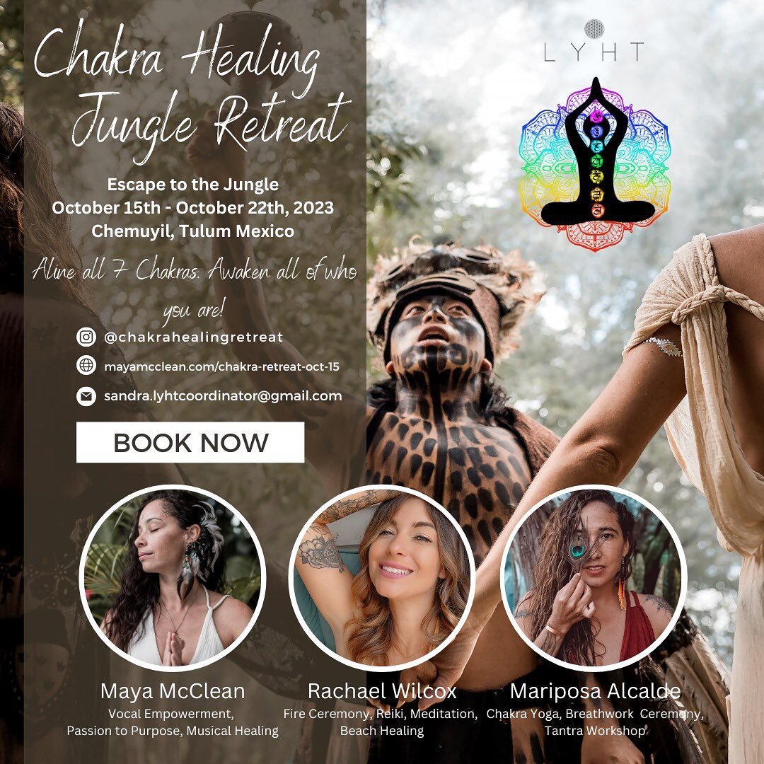 I am excited to be I hosting and facilitating this special retreat alongside these two beautiful &amp; talented women @waverly_hills_farms &amp; @mariposa.alcalde on October 15-22nd for a magical Chakra Healing retreat @paledora.retreats! 

 In this 