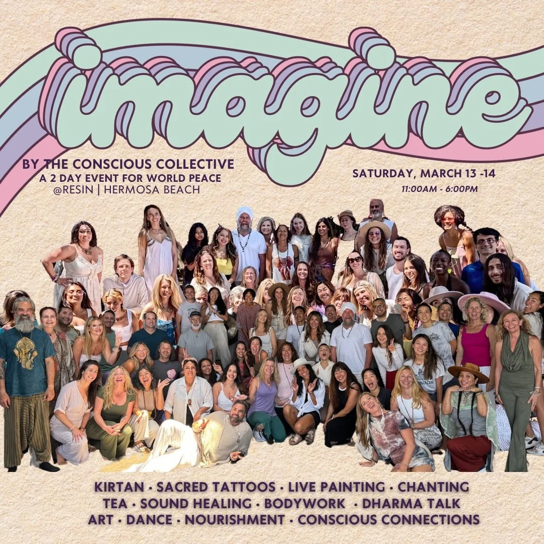🌍 IMAGINE: A World Peace Gathering 🌍

What becomes possible when hearts come together in devotion to peace?

IMAGINE is a two-day collective prayer for the world.&nbsp;&nbsp;A space where artists, teachers, healers, and community gather to remember