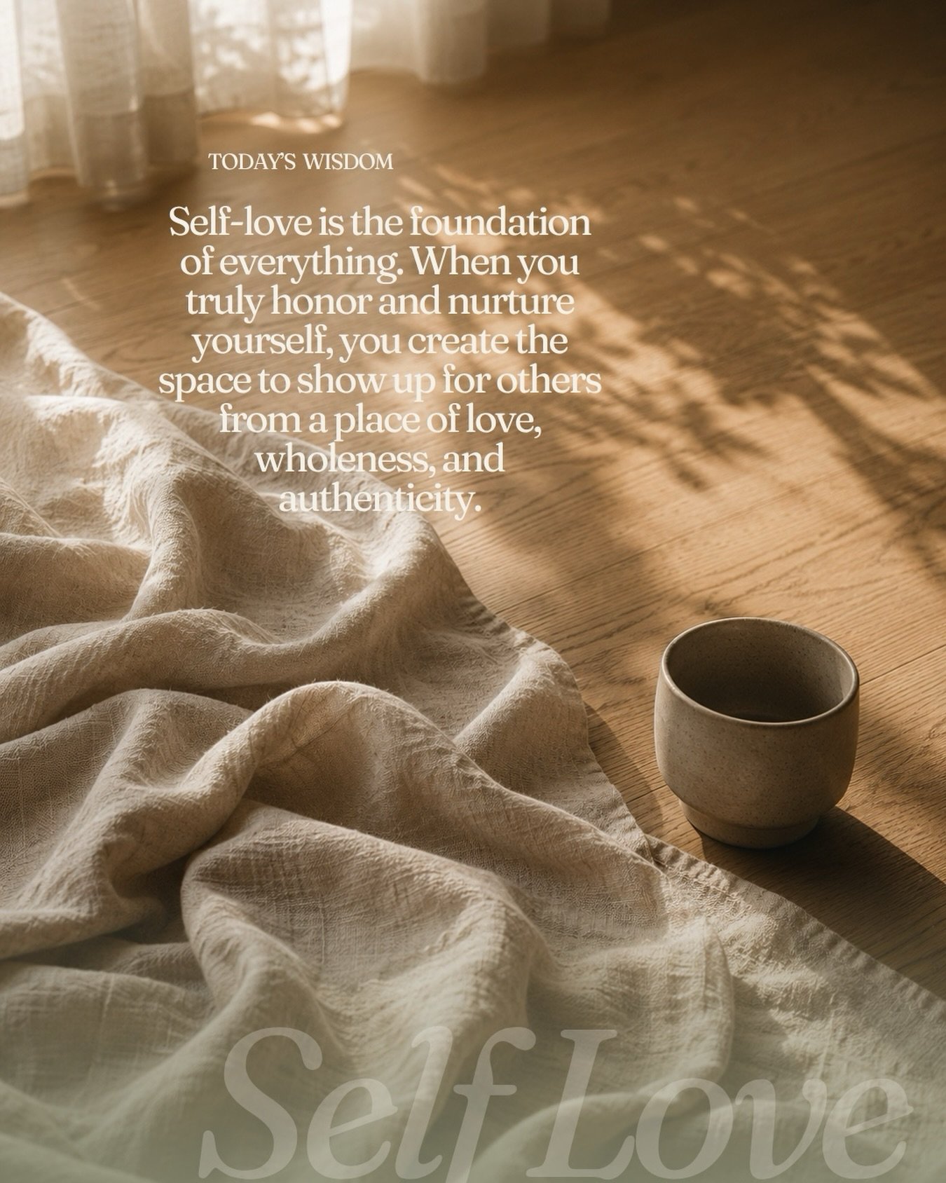 Years ago, a dear friend asked me a question that changed my life forever. 🥹

&ldquo;If you truly loved yourself, what would you be doing with your life?&rdquo;

At the time, I was going through a big life transition, and this question awakened some