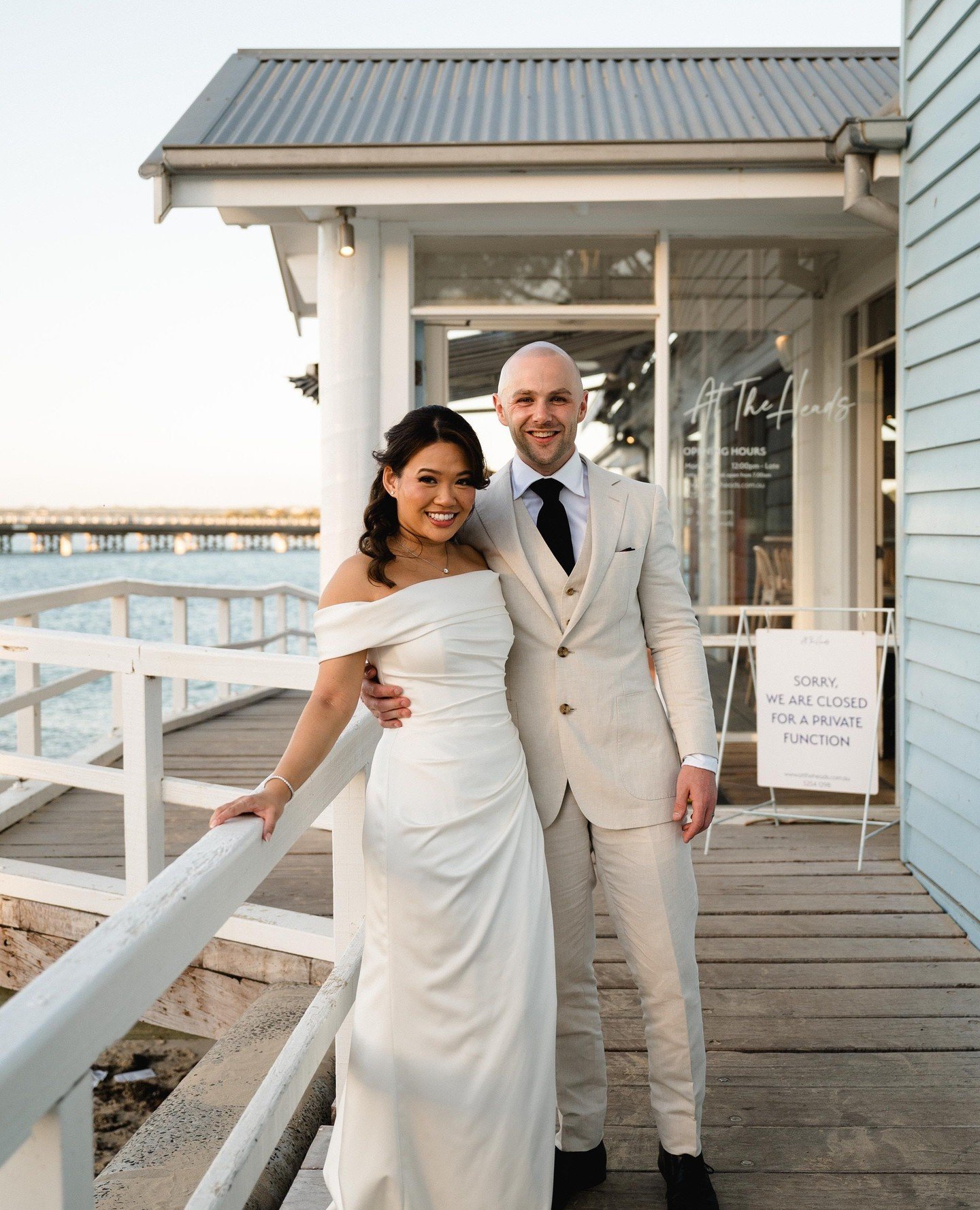 Ally &amp; Luke 🤍⁠
⁠
📸 @weddings.with.alexshore