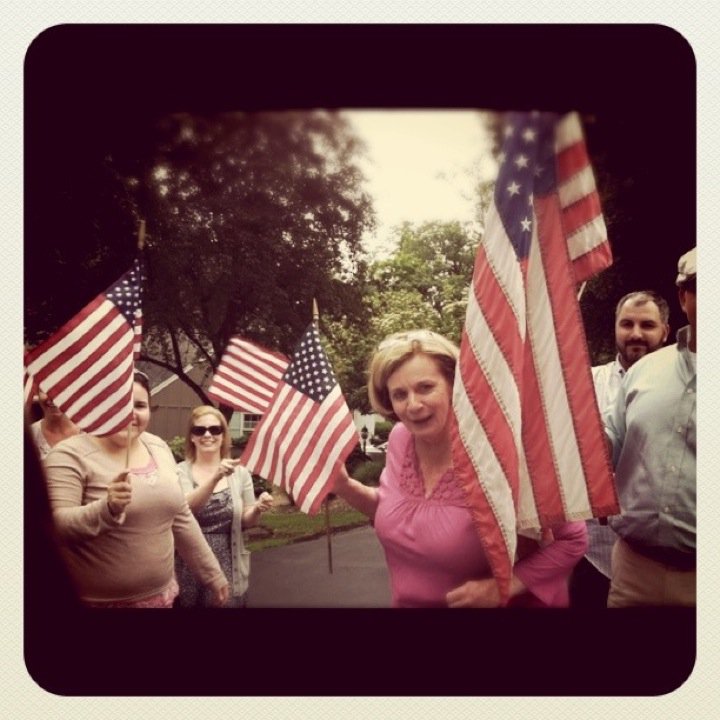 An American greeting