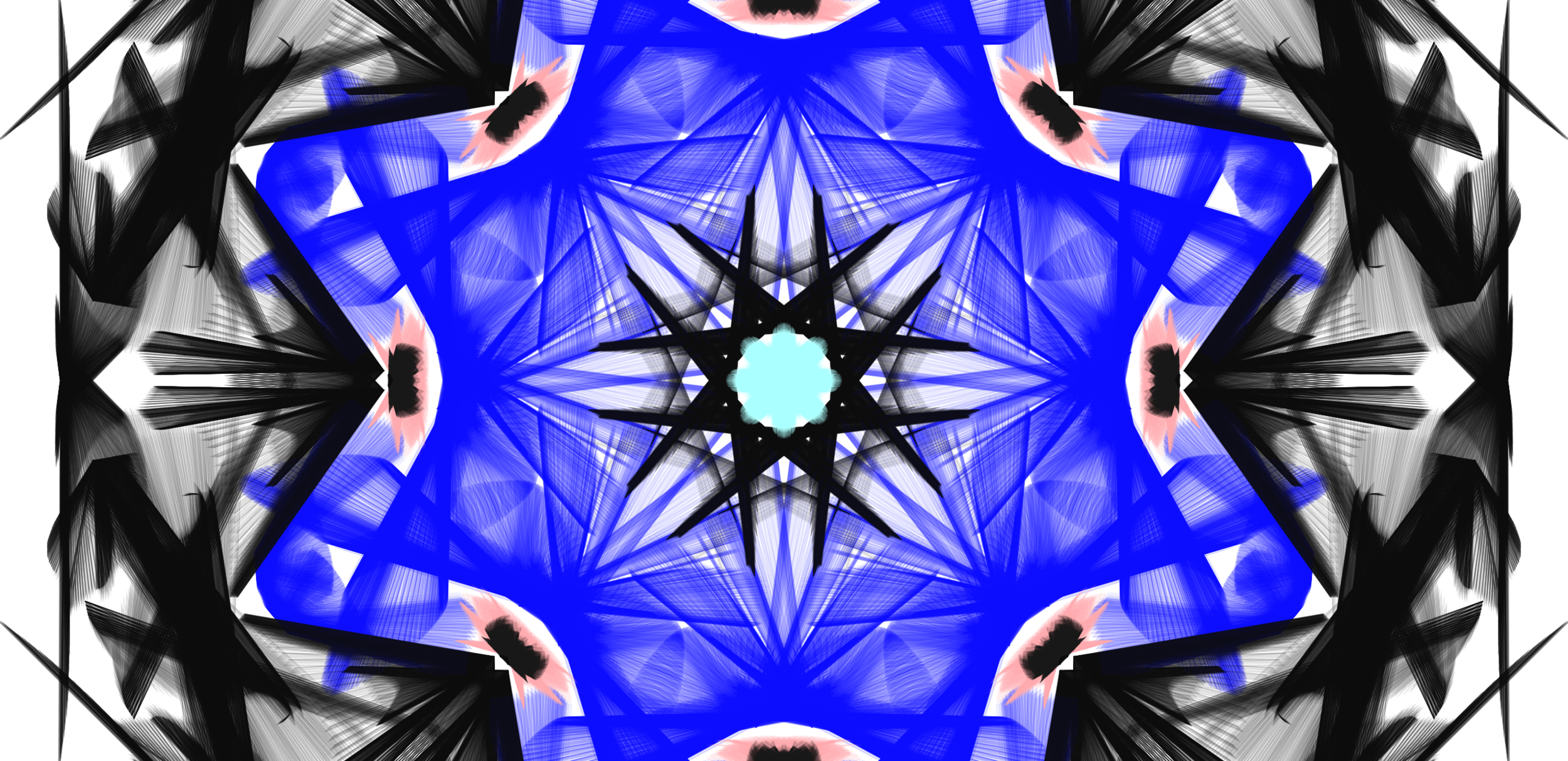 Digital painting by Jayden, age 6. 