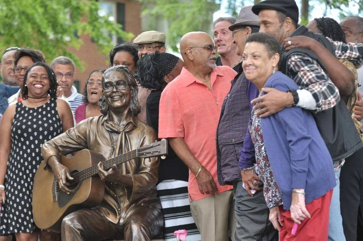 Unveiling May 25th, 2017, at CoMMA. Family, friends, community members and leaders were on-hand for the dedication ceremony. Photo by Justin Epley courtesy of The News Herald