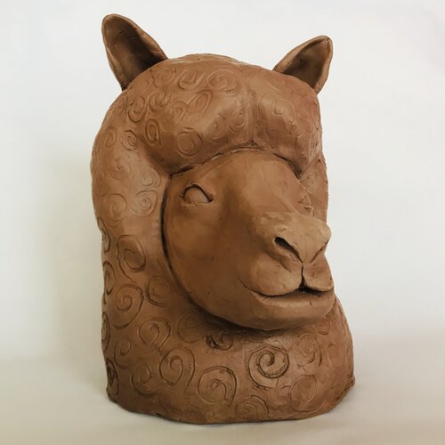 Making Faces, Part II: Clay Sculpture Heads (June 2012) – Hannah's Art Club