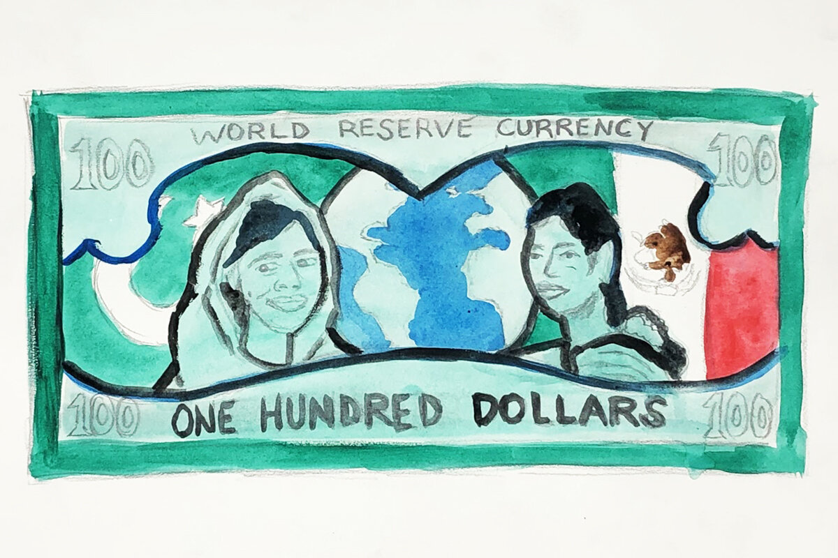 Watercolor Currencies 