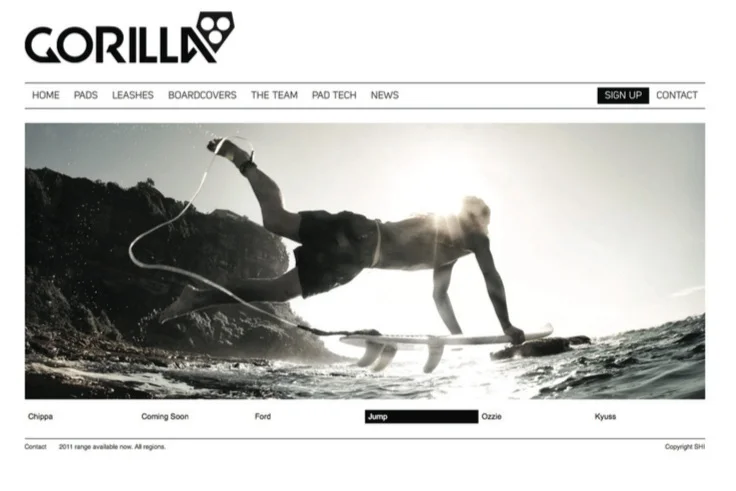 New website design.       