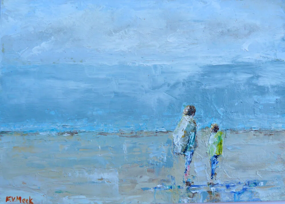 Two Figures on the Beach