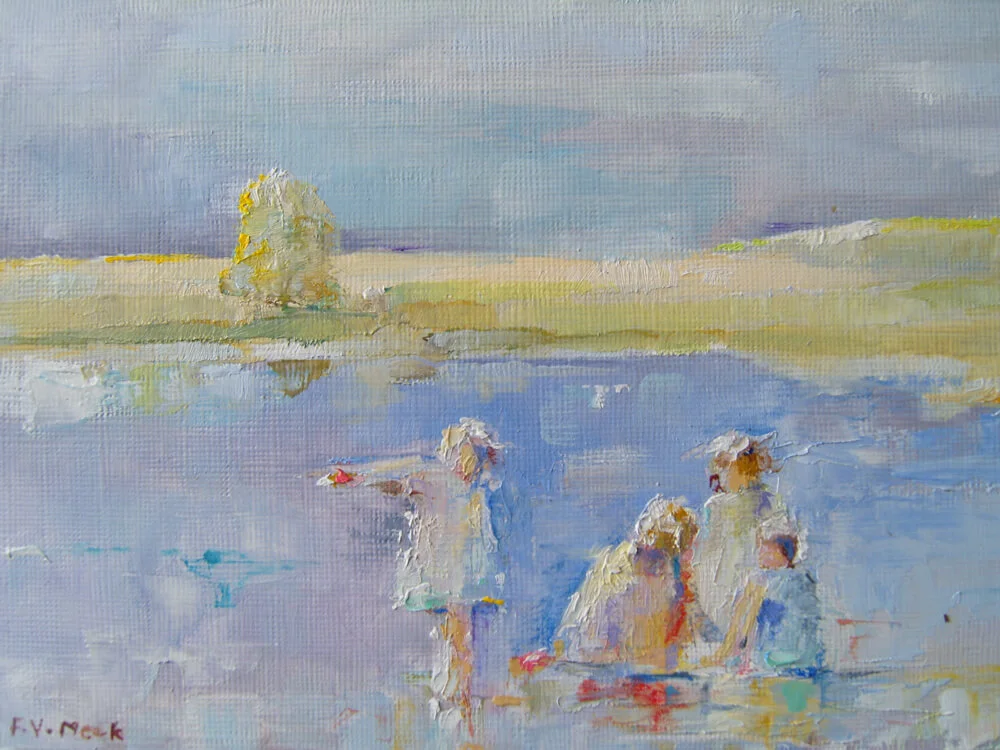 Four Children at the Lake