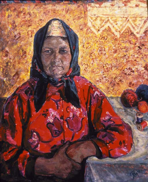 The Portrait of Matrena Korotkaya 