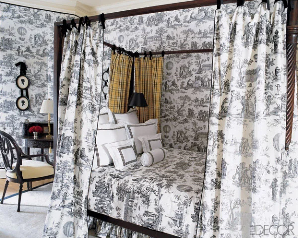 Bedroom by Alessandra Branca, photo via elledecor.com