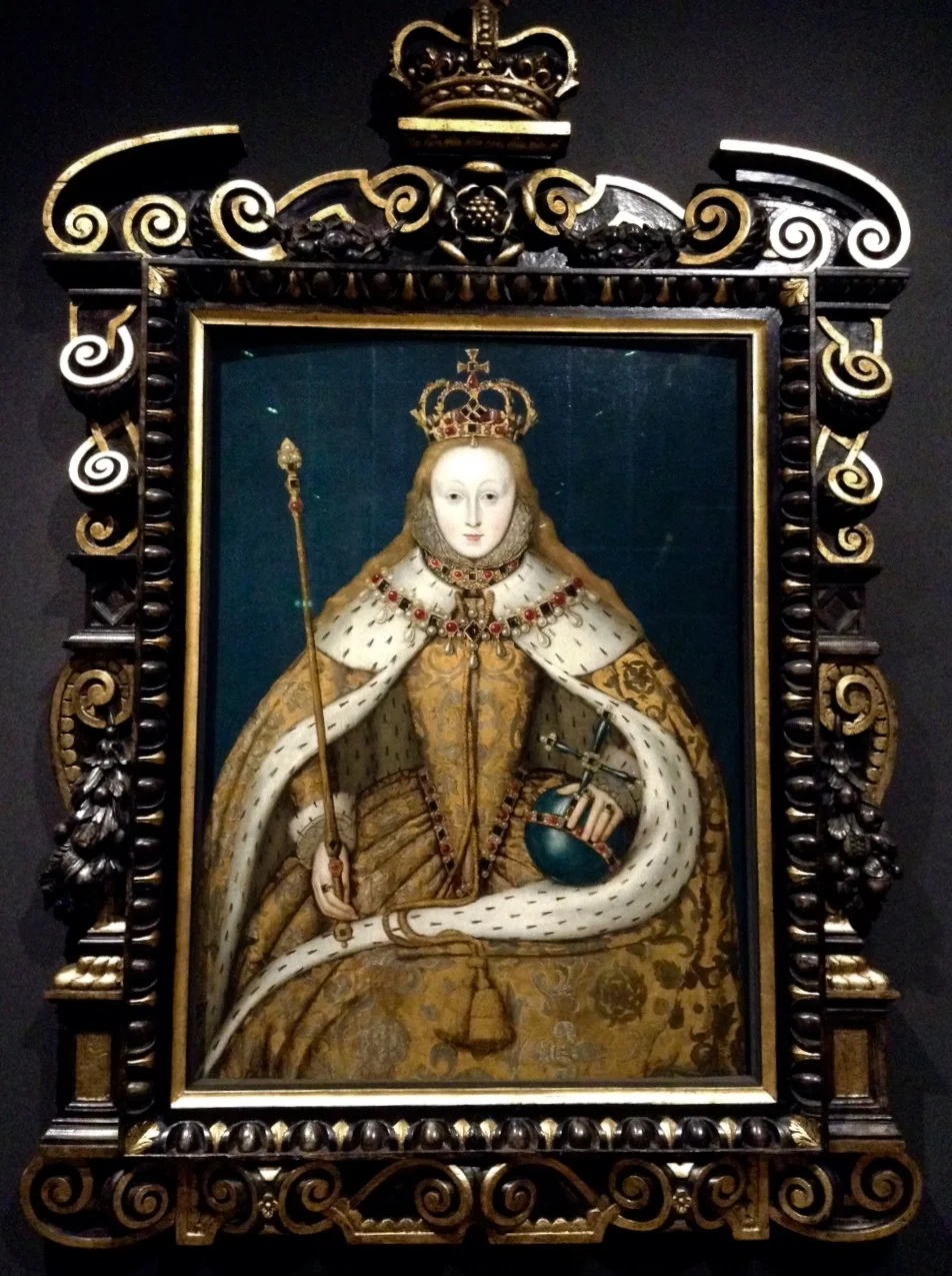 My homegirl, Elizabeth I, in the National Portrait Gallery. Go tudors!