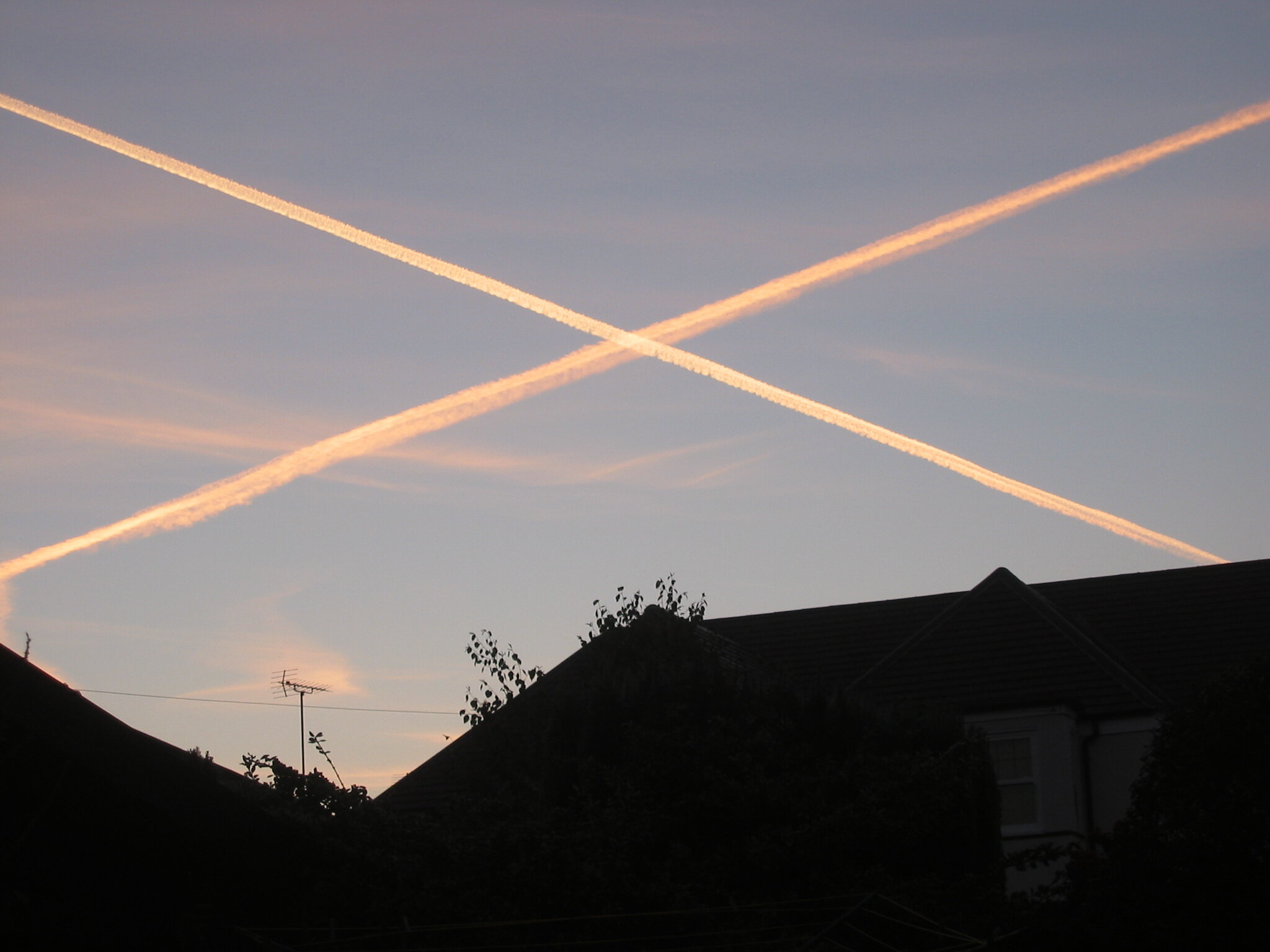 Saltire. Hertfordshire, U.K.