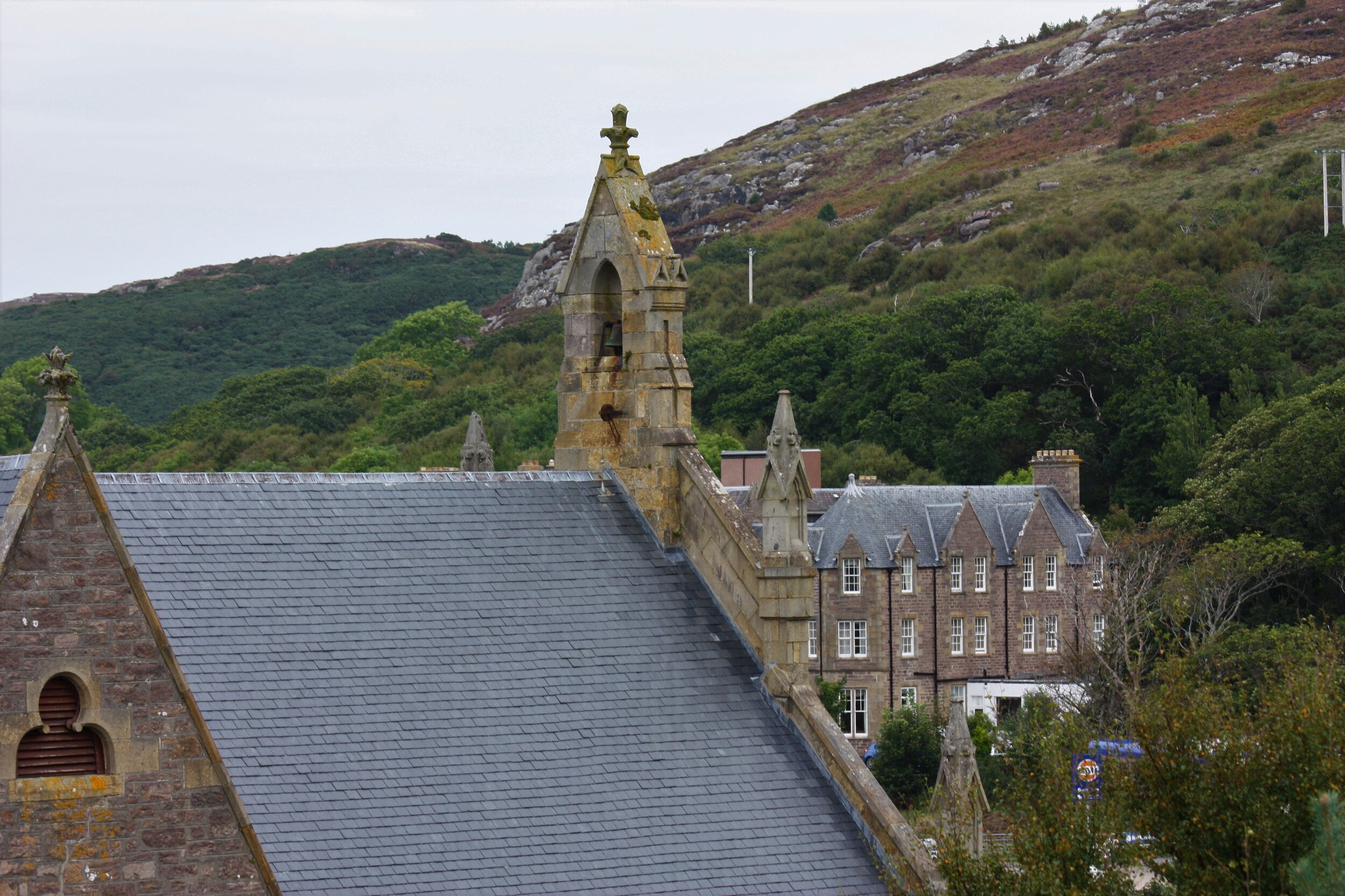 Rooftops. Gairloch, Scotland.