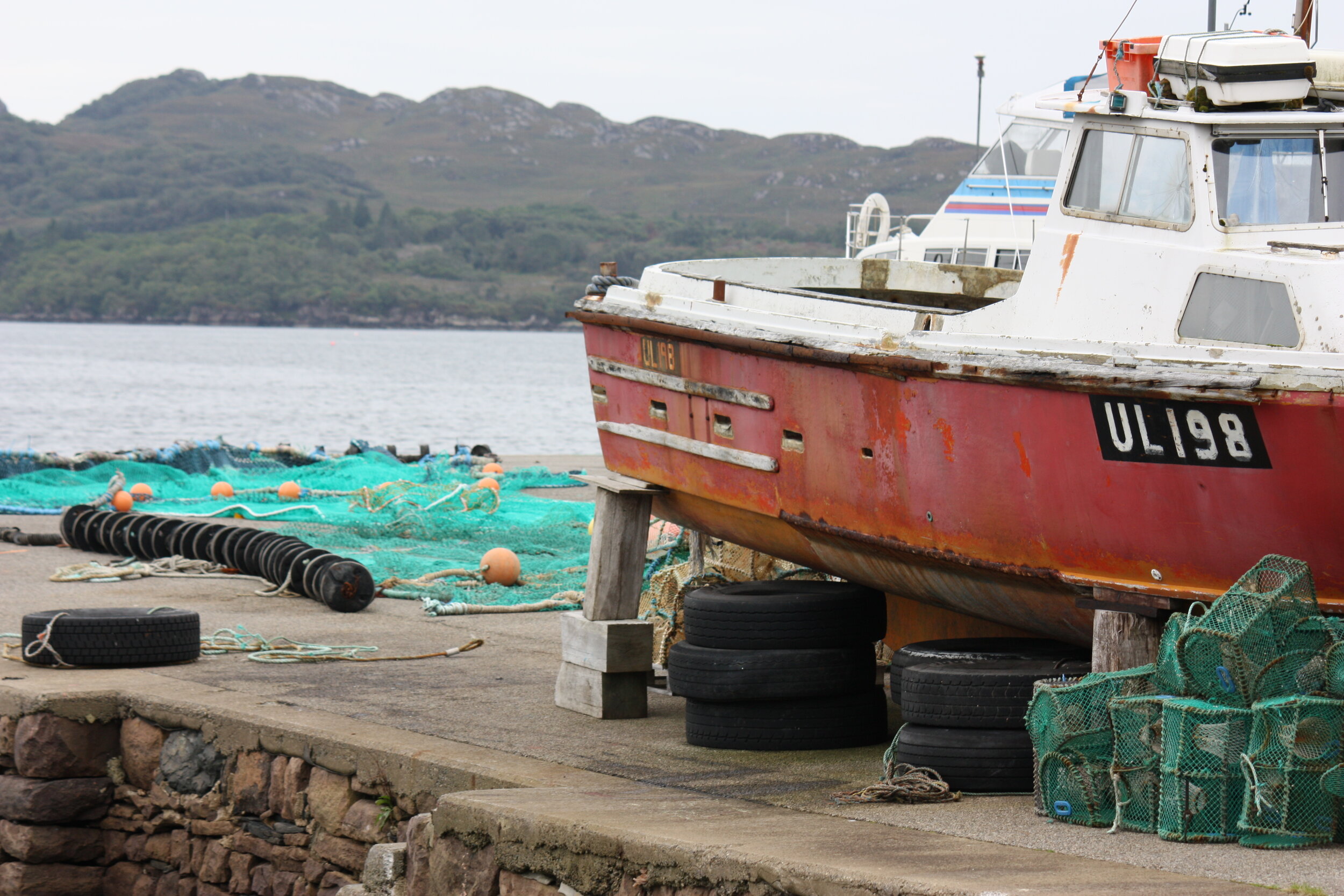 Harbour. Gairloch, Scotland.