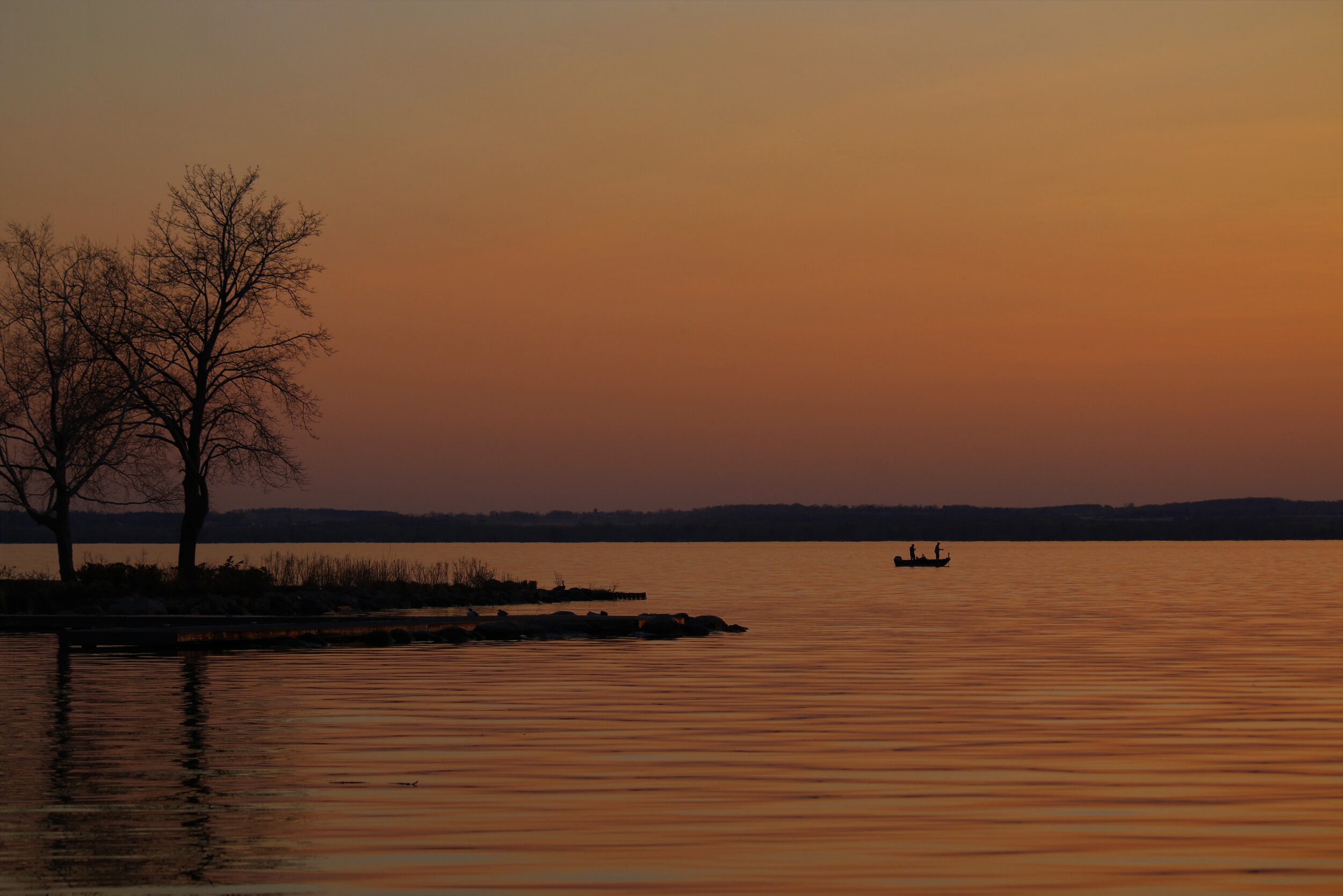 Looking toward Innisfil in May.