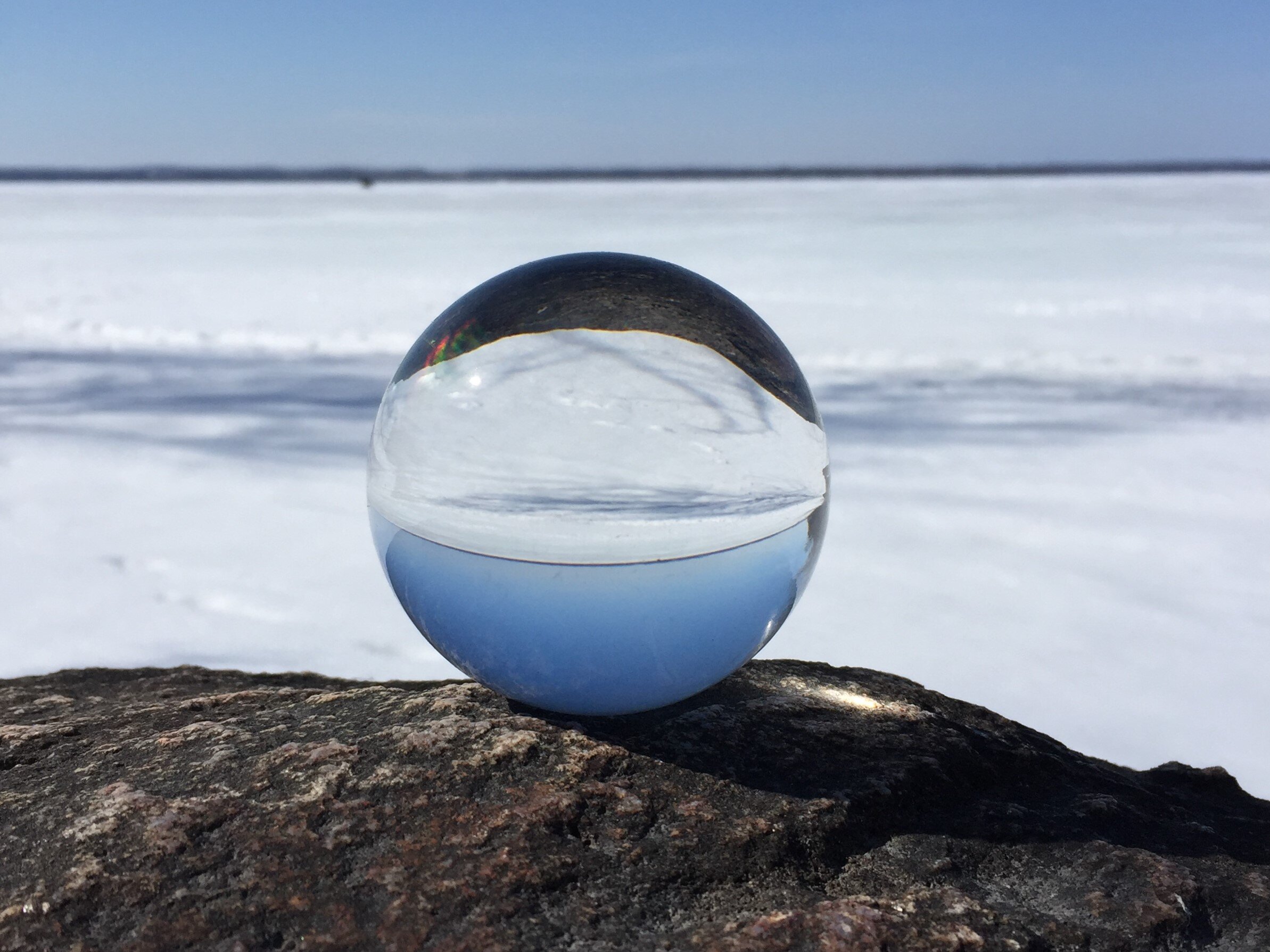 Lensball in March.