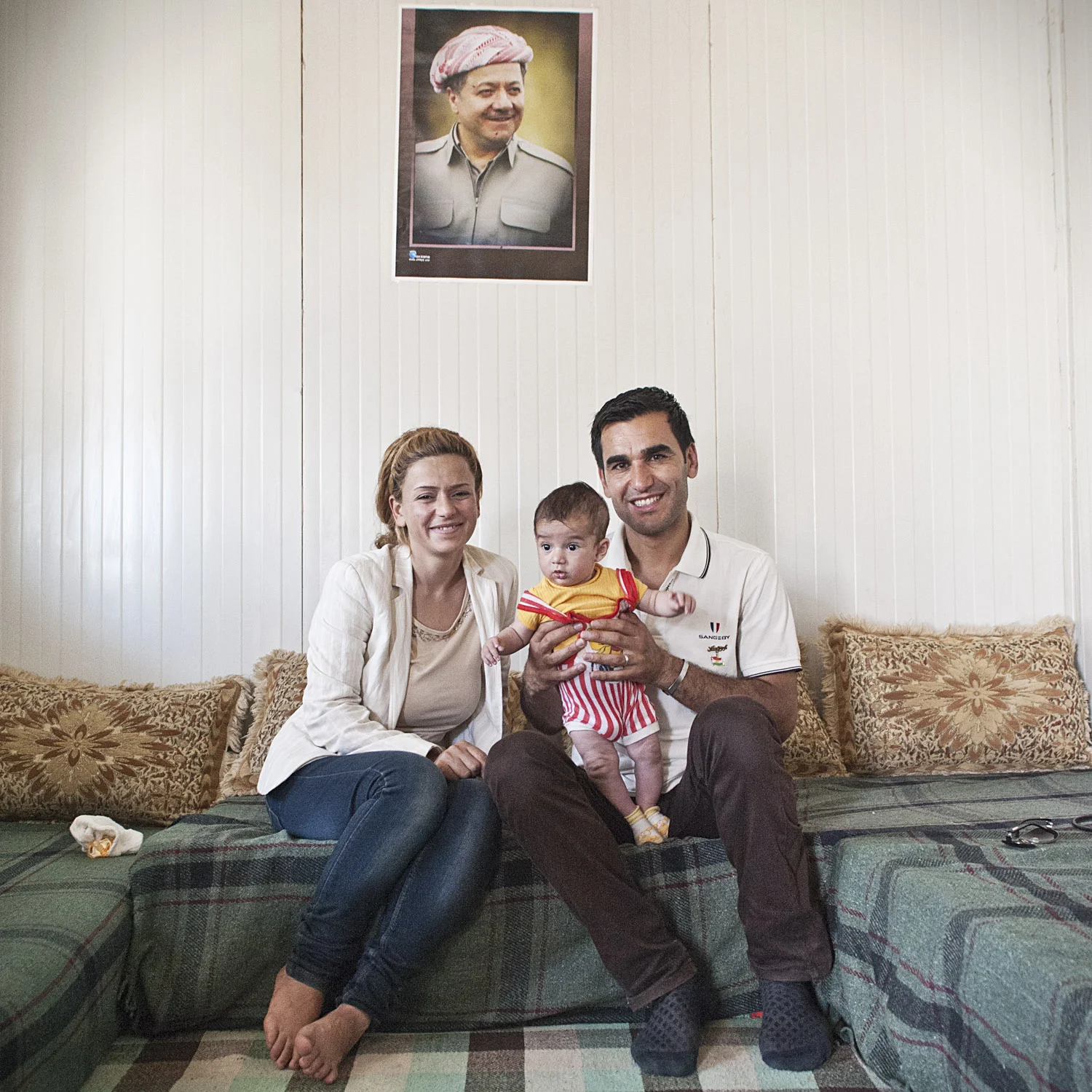 Famiglia Siriana, Campo rifugiati Basirma, Iraq, 2014