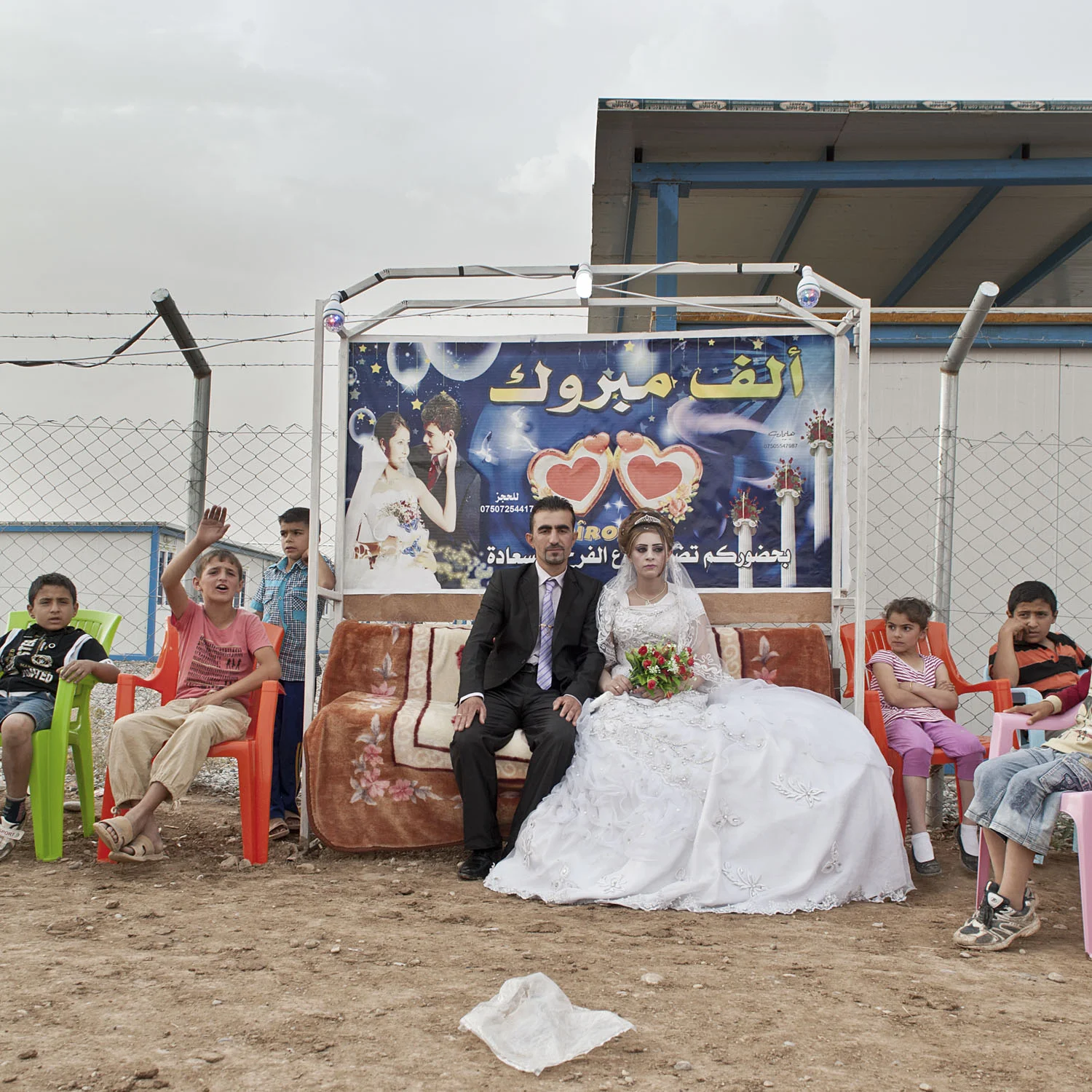 Matrimonio Siriano, Campo rifugiati Qushtapa, Iraq, 2014
