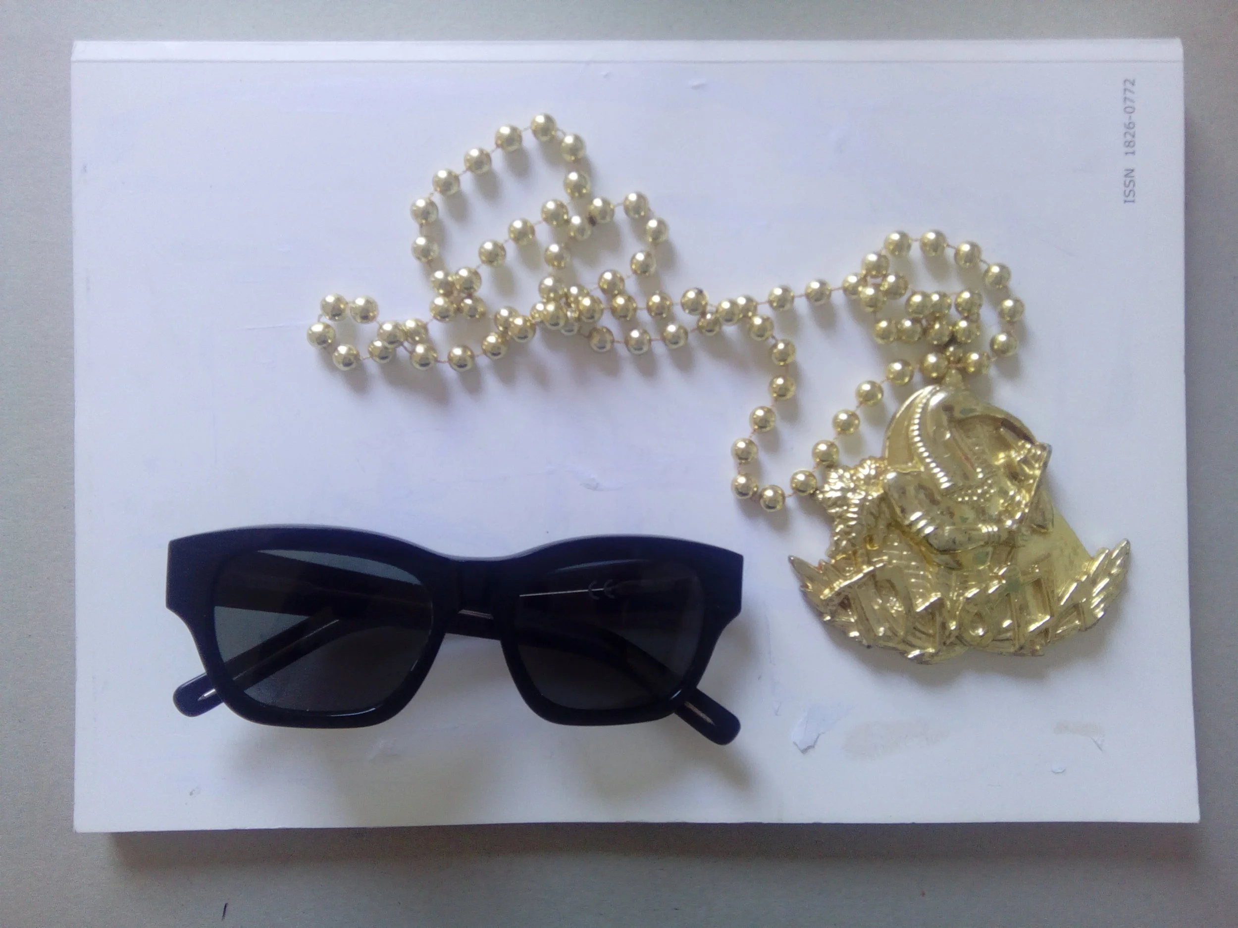 Exhibit C: Blues finery, symbolic of some music cult based in New Orleans.