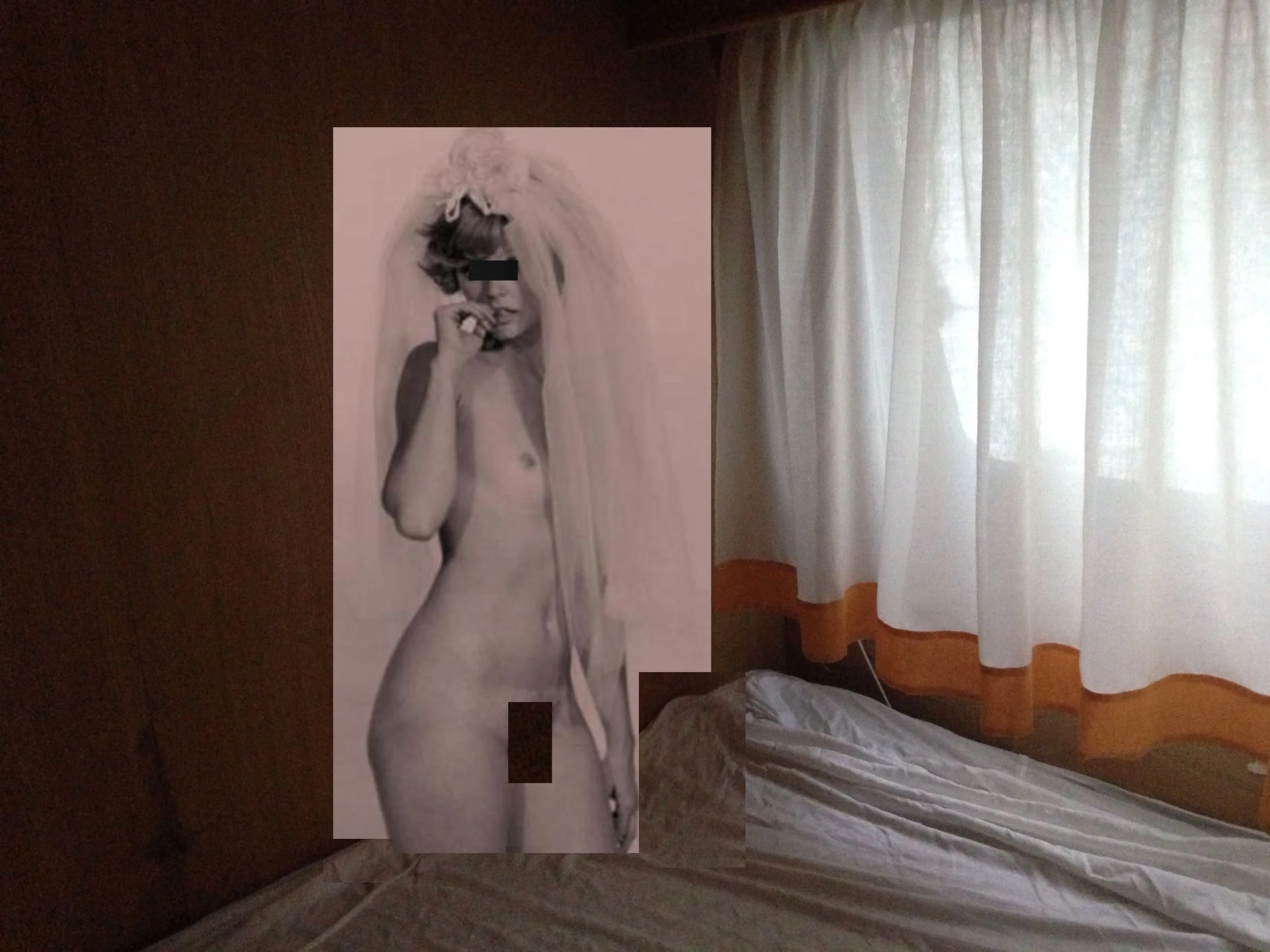 Curtains exist to hang, as do veils