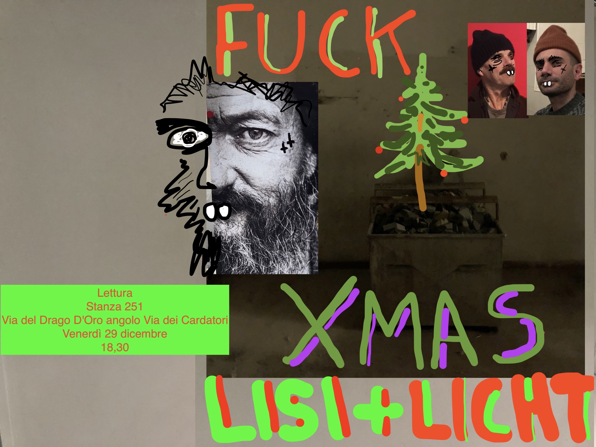 Fuck X-mas Lisi-Licht