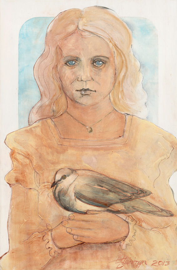 Girl with Dove