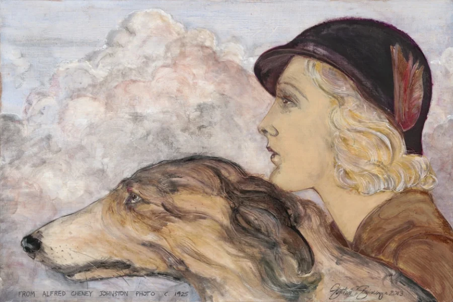 Marian Davies and Dog
