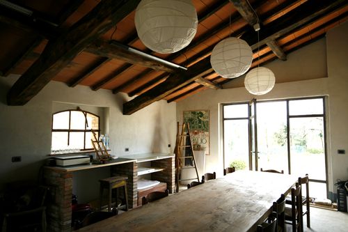 The art studio Siliano Alto | EAT.PRAY.MOVE Yoga Retreats | Tuscany, Italy