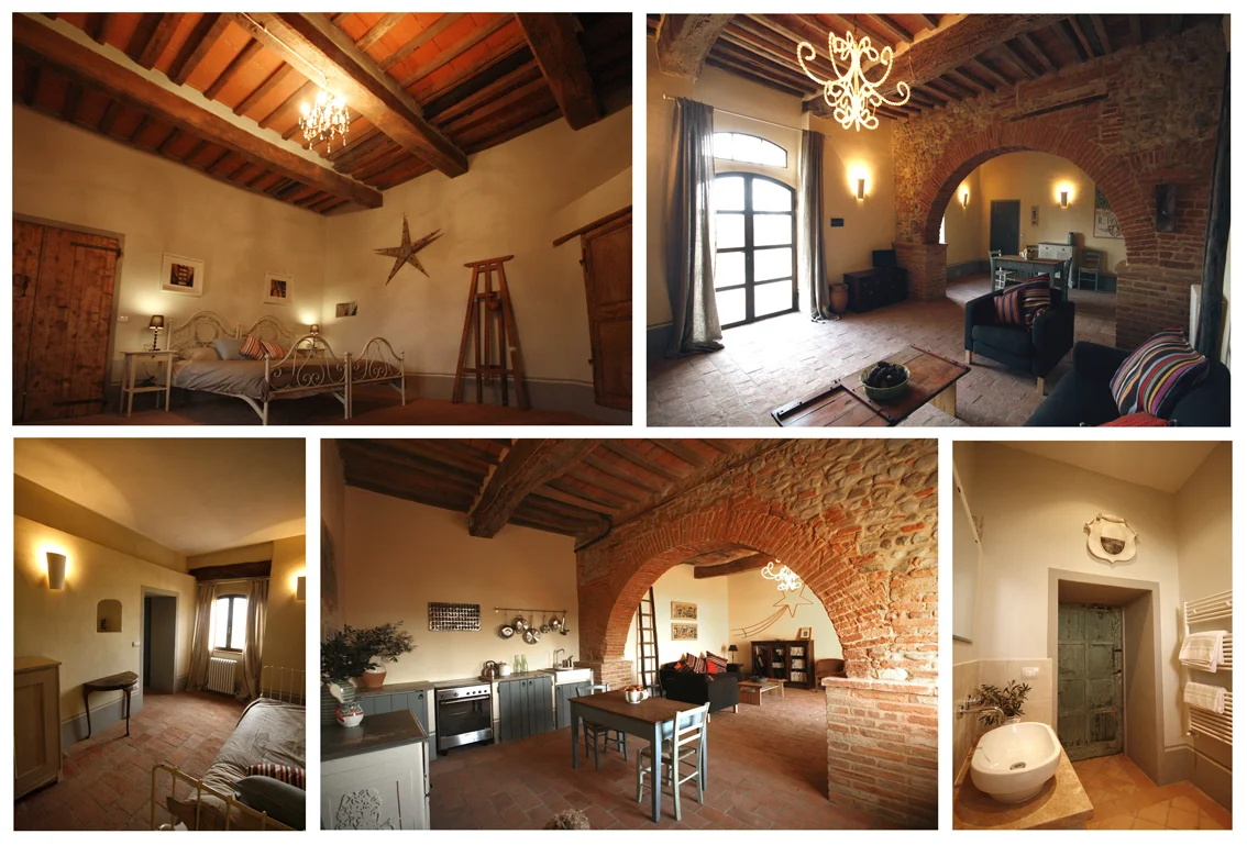 The bedrooms of Siliano Alto EAT.PRAY.MOVE Yoga Retreats | Tuscany, Italy