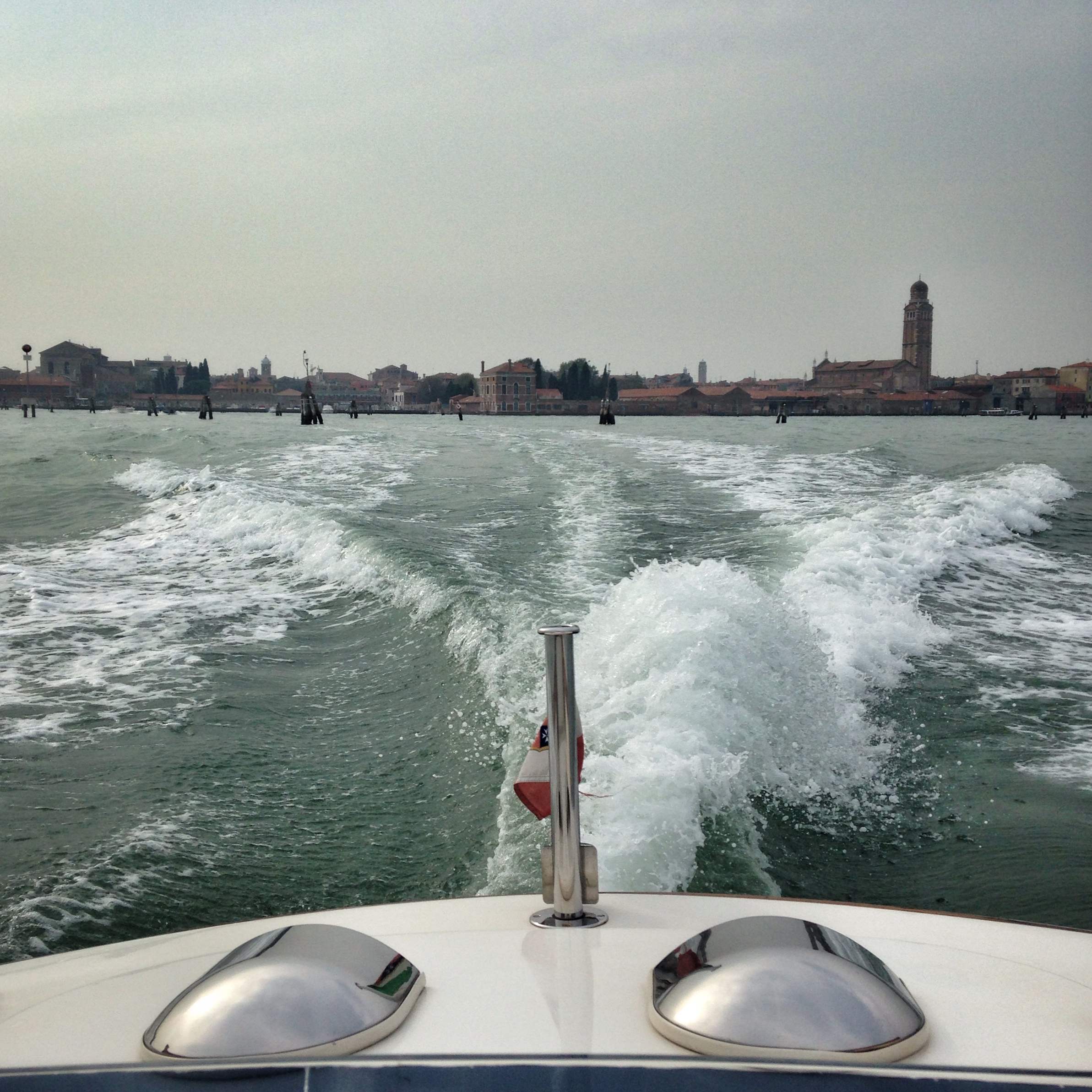 Back of the boat views | EAT.PRAY.MOVE Yoga | Venice, Italy